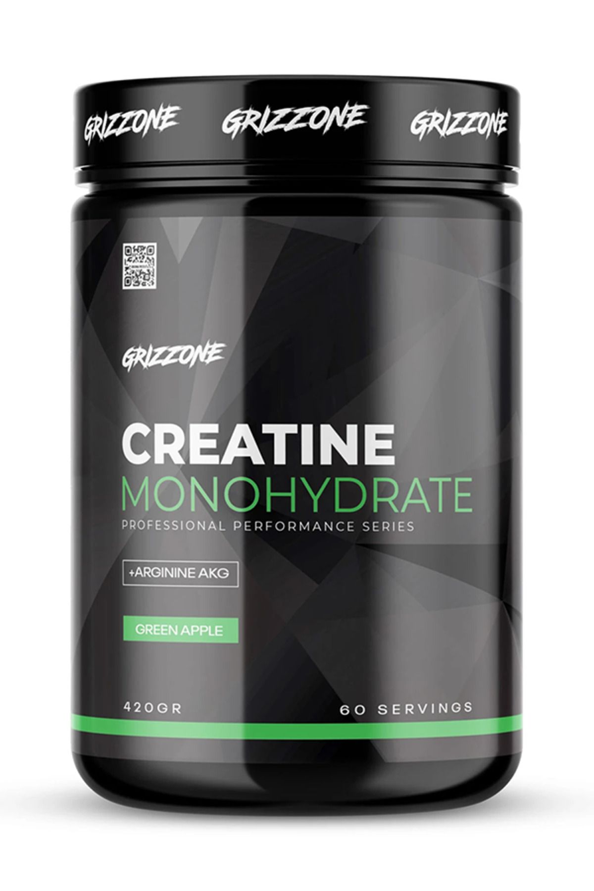 GRIZZONE Grızzy Creatıne 420 gr 60 Servıs ( Yeşil Elma )
