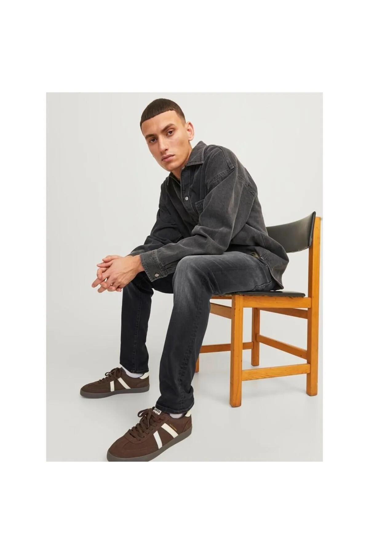 شلوار جین مردانه راسته فاق نرمال | جک اند جونز Jack & Jones 12249077-SYH - تصویر 3