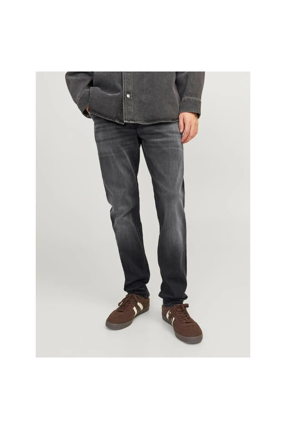 شلوار جین مردانه راسته فاق نرمال | جک اند جونز Jack & Jones 12249077-SYH - تصویر 2