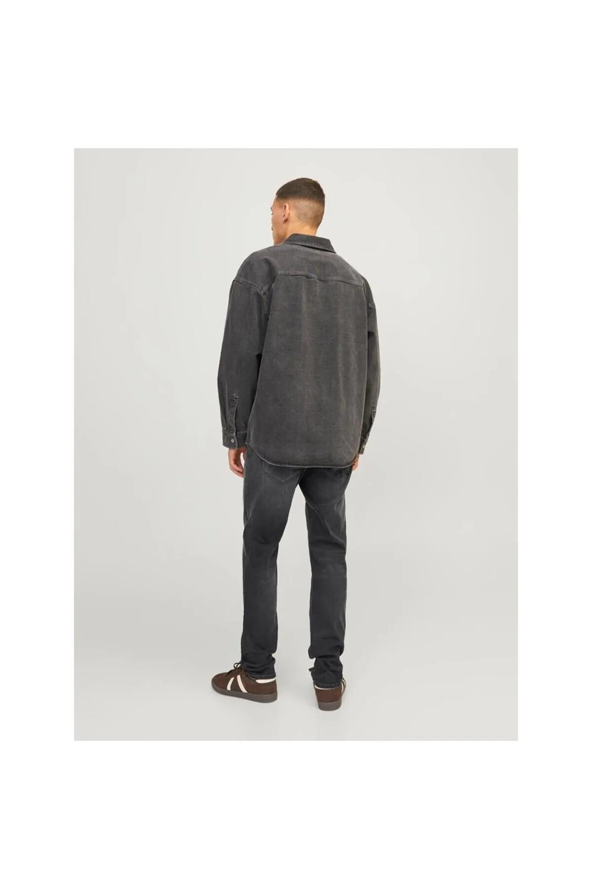 شلوار جین مردانه راسته فاق نرمال | جک اند جونز Jack & Jones 12249077-SYH - تصویر 4