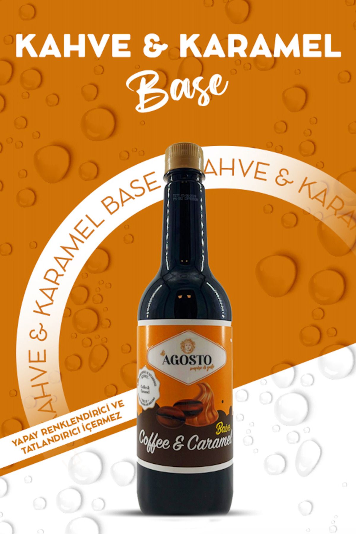 AGOSTO 6 x 750 ml Kahve & Karamel Base Şurup