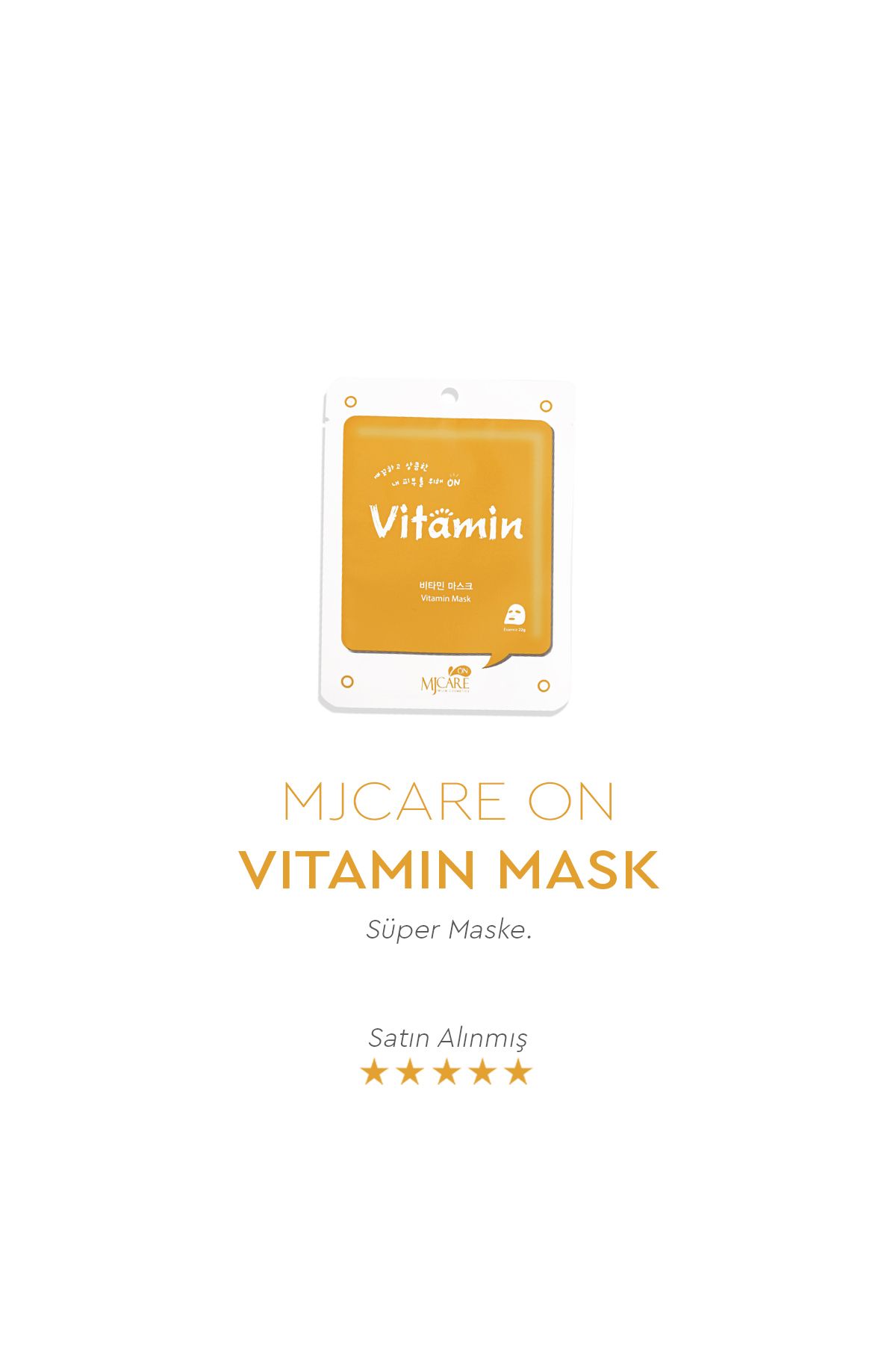 Mjcare-MJ Care On Vitamin Mask -Vitamin Mask8809220800221 6