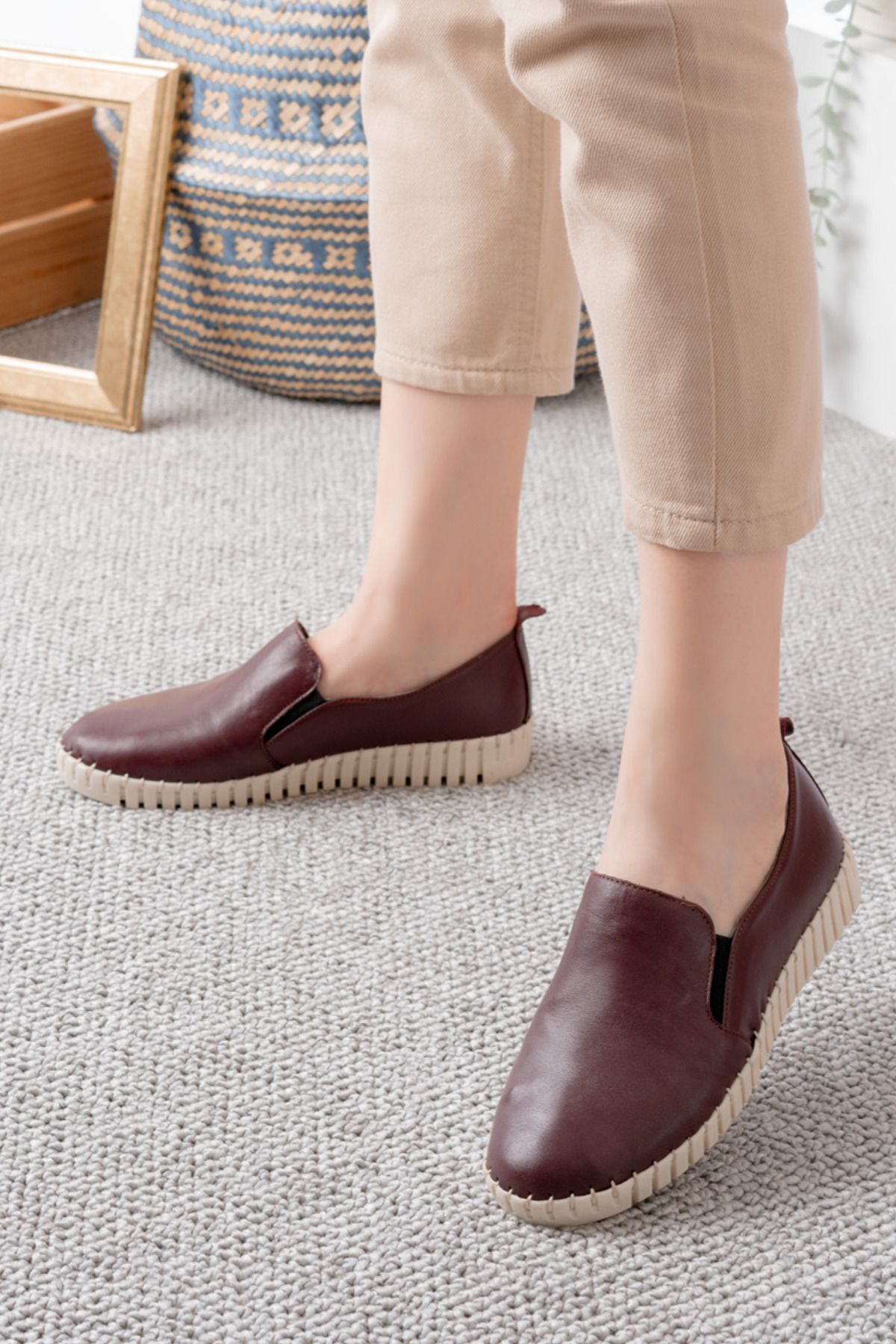 Dericalle shoes Hakiki Deri Kadın Yazlık Ayakkabı