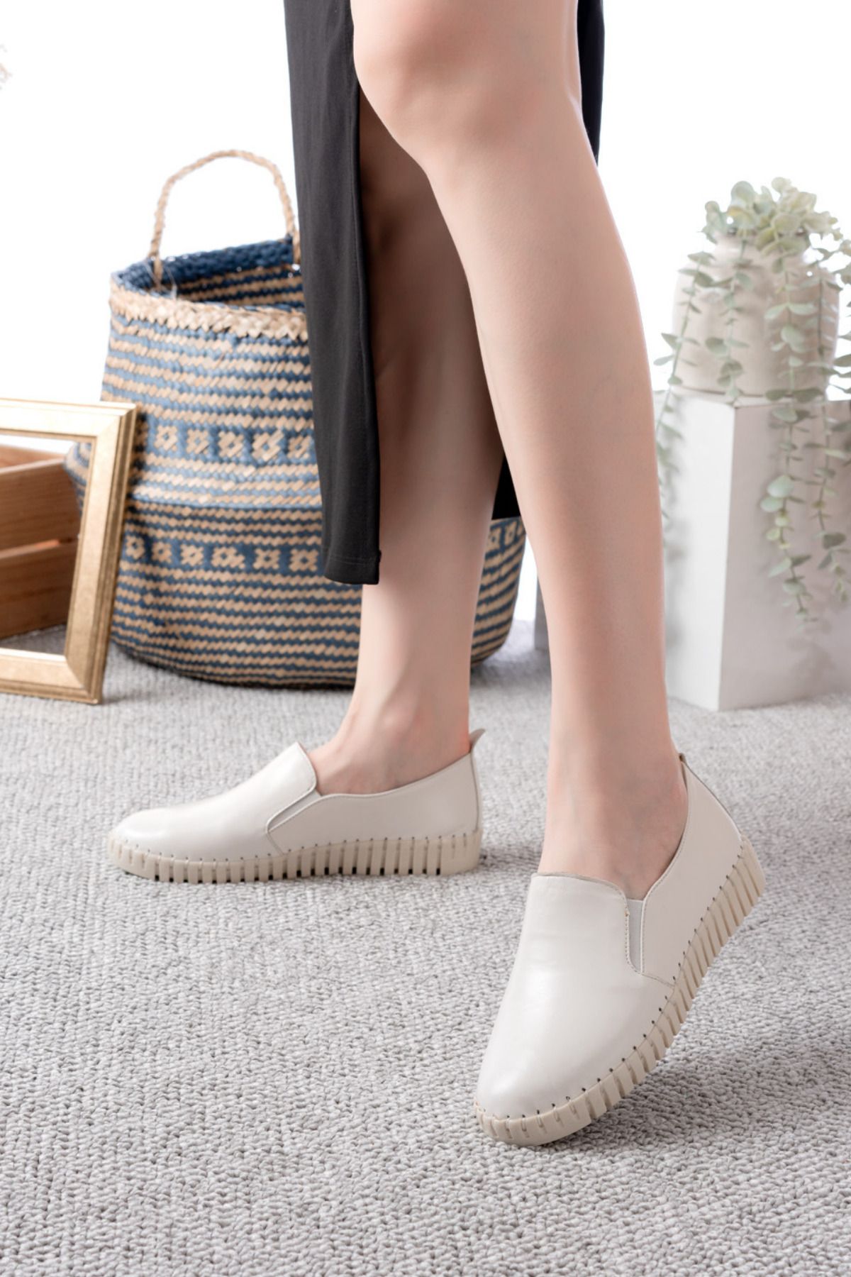 Dericalle shoes Hakiki Deri Kadın Yazlık Ayakkabı