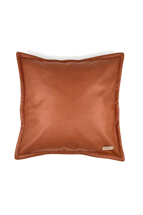 Doryan Home Tokyo Kenar Dikiş Detaylı Suni Nubuk Kare Kırlent Kılıfı - Kiremi...