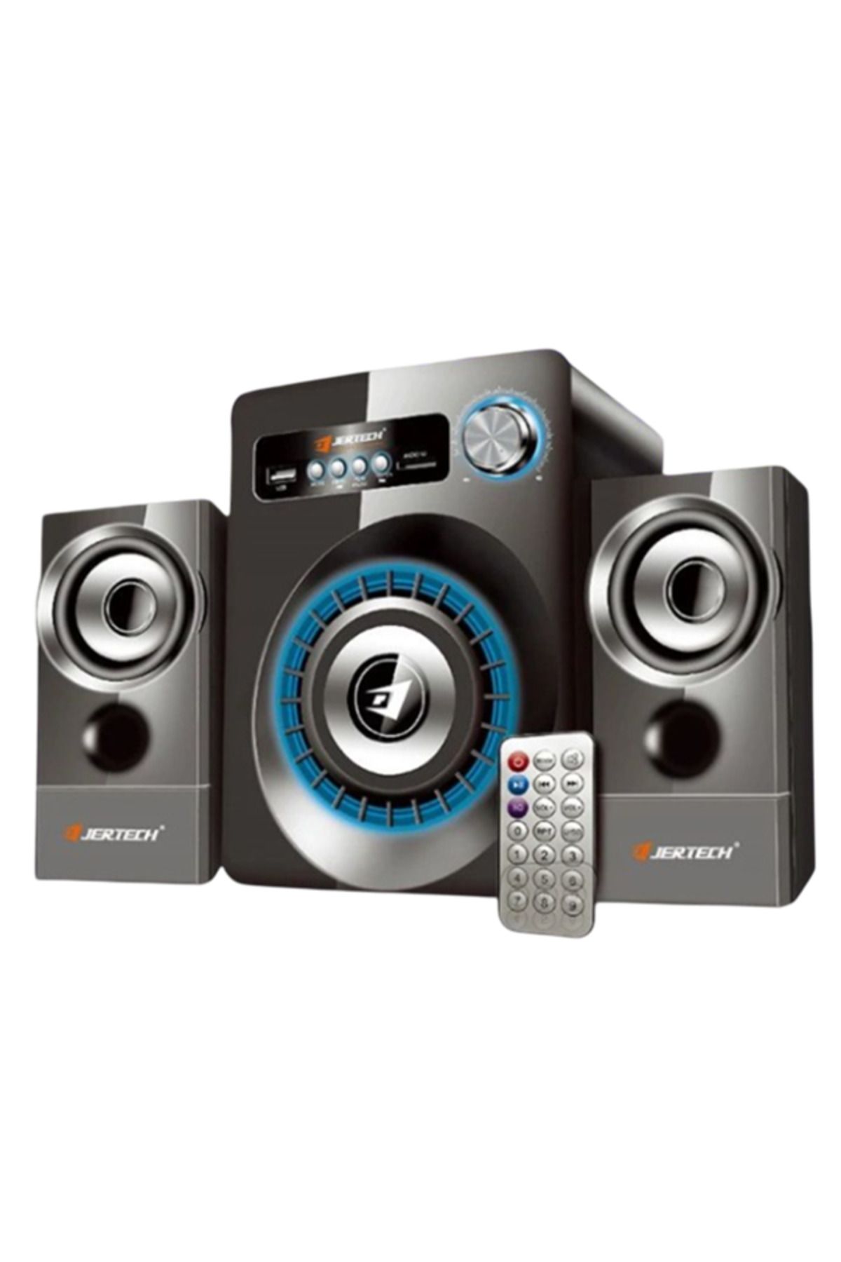 MACON-JERTECH 2.1 Channel Bluetooth Powerful Sound System Speaker - Black 3