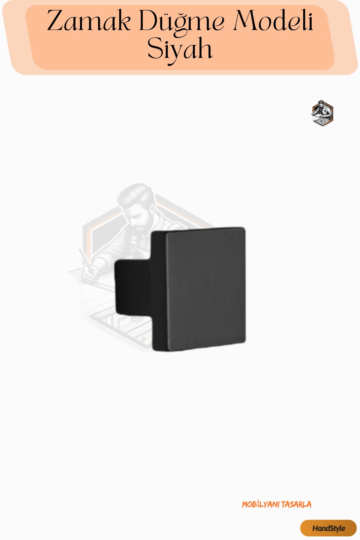 umuthandstyle Umut 82 Düğme Kulp Mat Altın / Mat Siyah / Inox / Krom