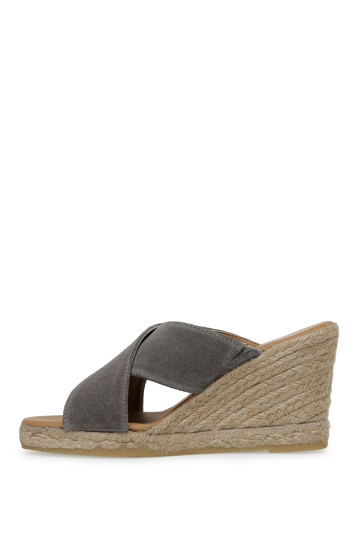 دمپایی خاکستری زنانه دودی Sanhem 3fx Nine West