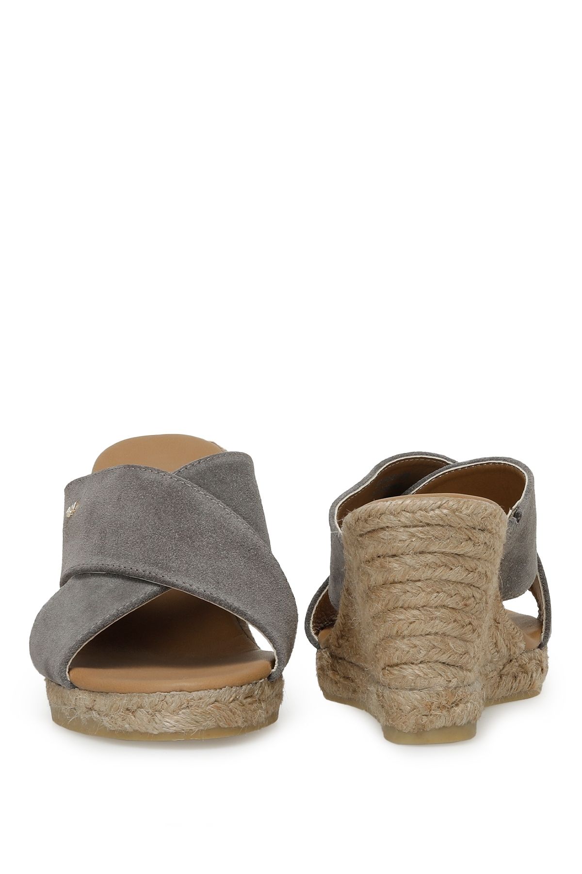 دمپایی خاکستری زنانه دودی Sanhem 3fx Nine West