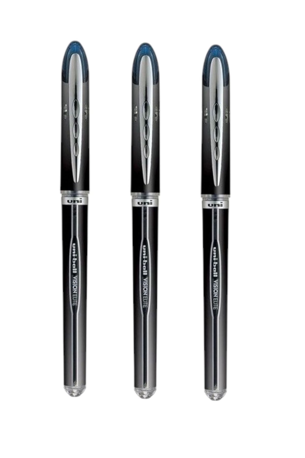 UNİ-BALL UNİBALL VISION ELITE ( 0.5 ) ROLLER KALEM MAVİSİYAH ( Üç Adet )