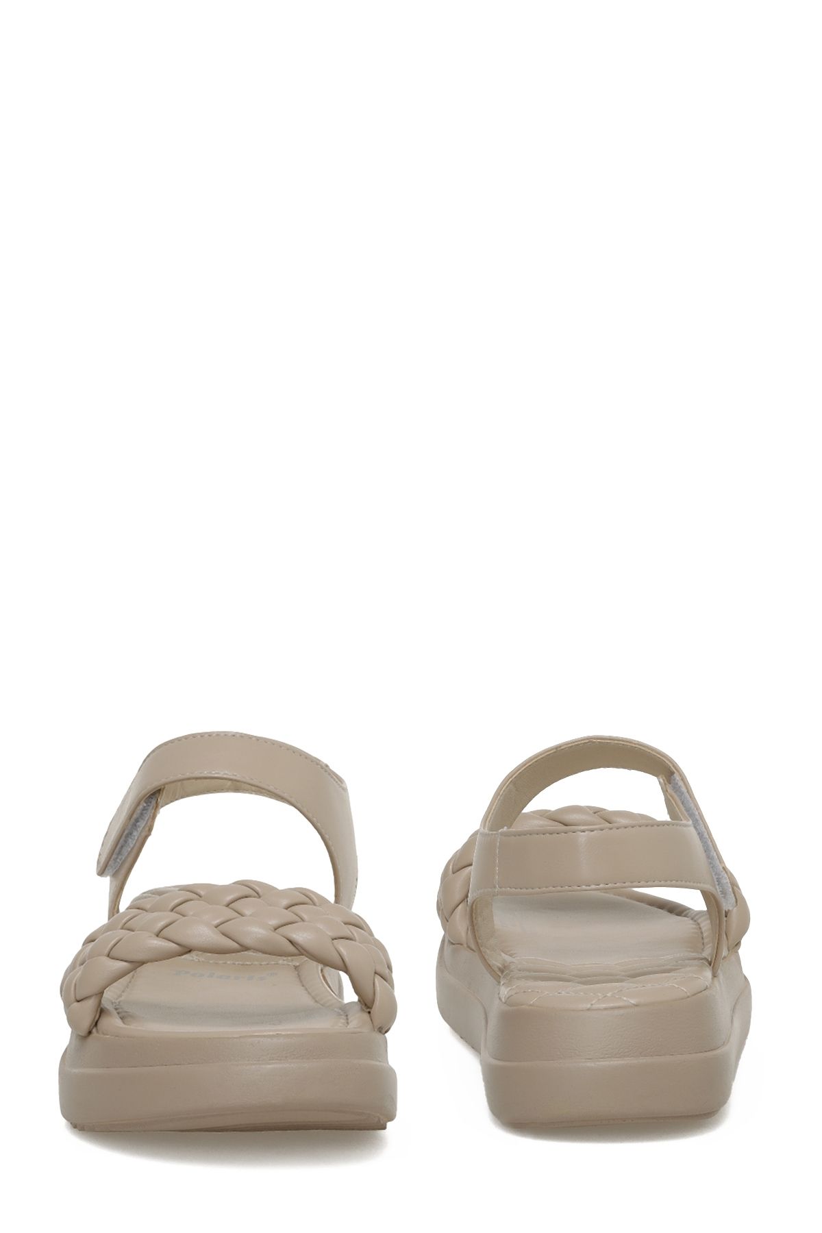 Polaris-319793.z 3fx Beige Women's Thick Sole Sandals 5