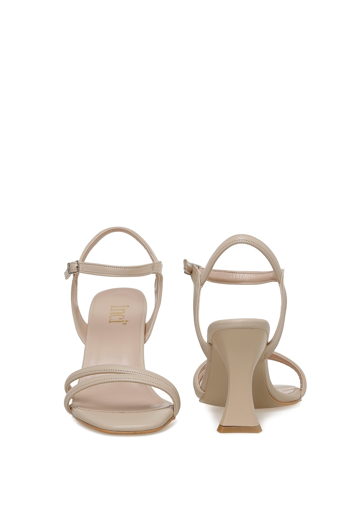 İnci-Pearl Serde 3fx Beige Damen-Sandalen mit Absatz 5