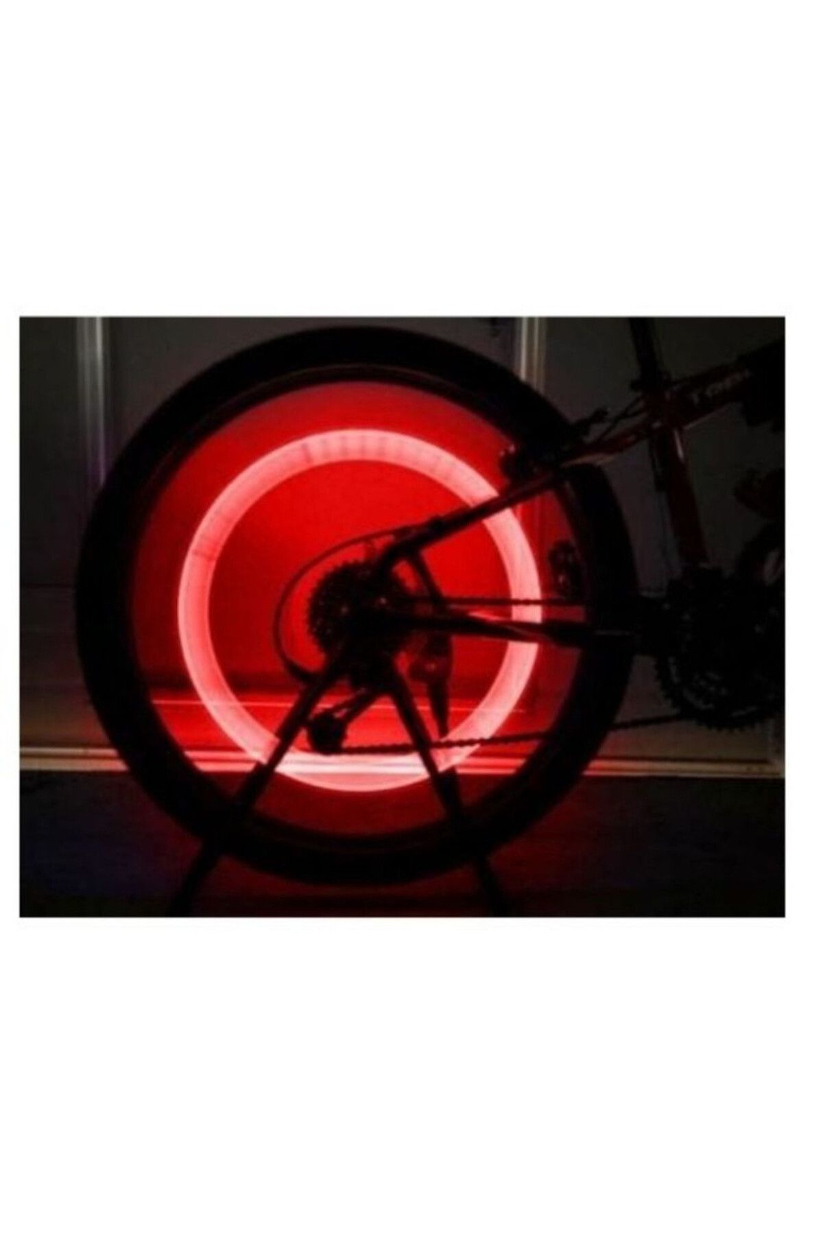 Evelise-Set of 15 LED ambient lights with 3 lighting modes for Bicycle, Red 4