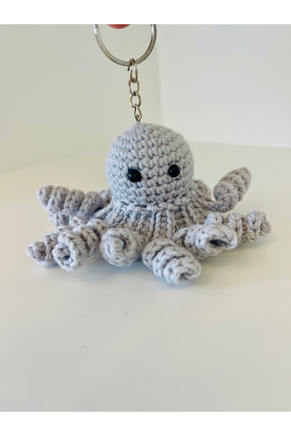Derin Dünyam Amigurumi Ahtapot Anahtarlık