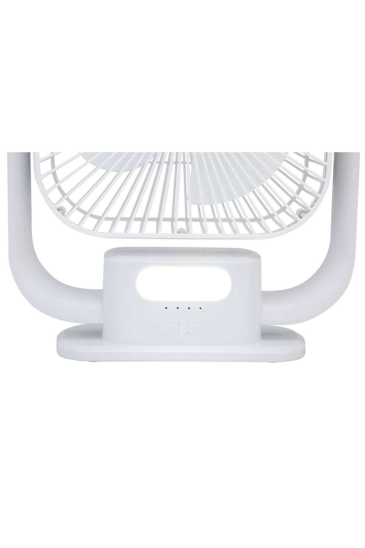 sonashi-8 Inch Rechargeable Table Fan With LED Light - 3 Speeds High/Medium/Low | Continuous Working Of 2 Ho 5