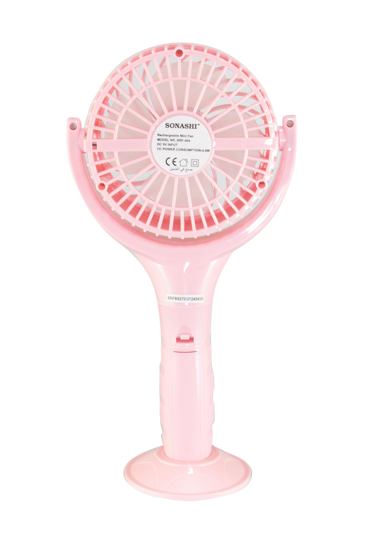 sonashi-Rechargeable Mini Fan With 3 Speeds | Handheld And Portable Design | Continuous Working Of 4.5 Hours 5