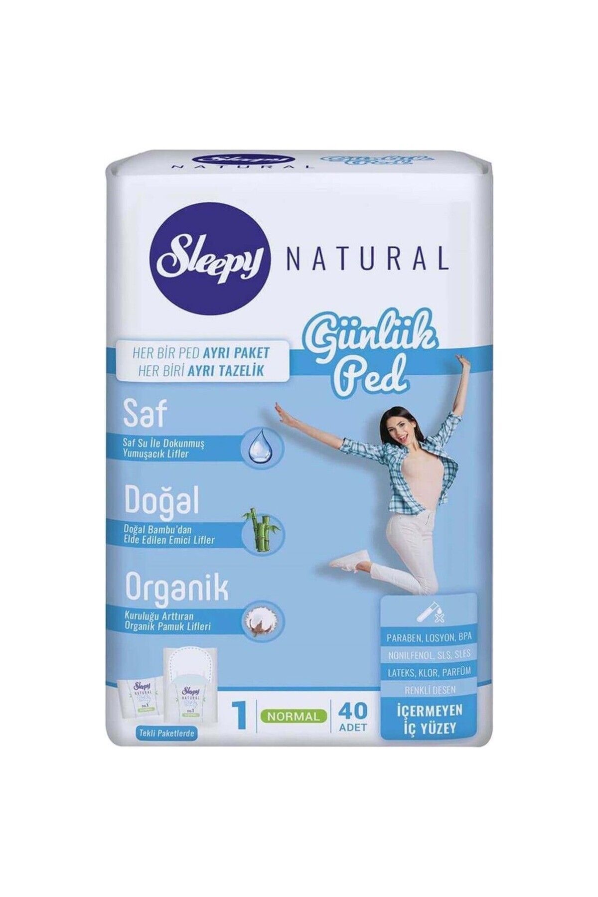 Sleepy Günlük Ped Normal 40'lı