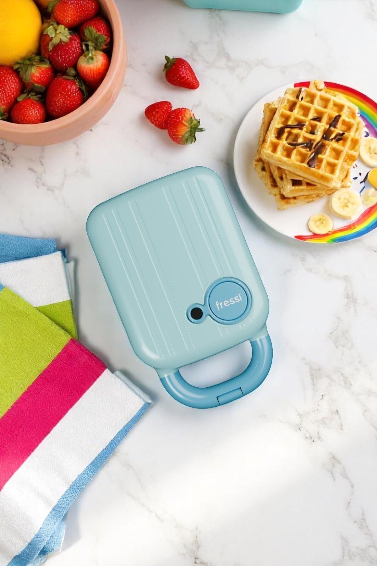 Fressi Çıkarılabilir Plakalı Tost ve Waffle Makinesi FR-TM33 PanFun
