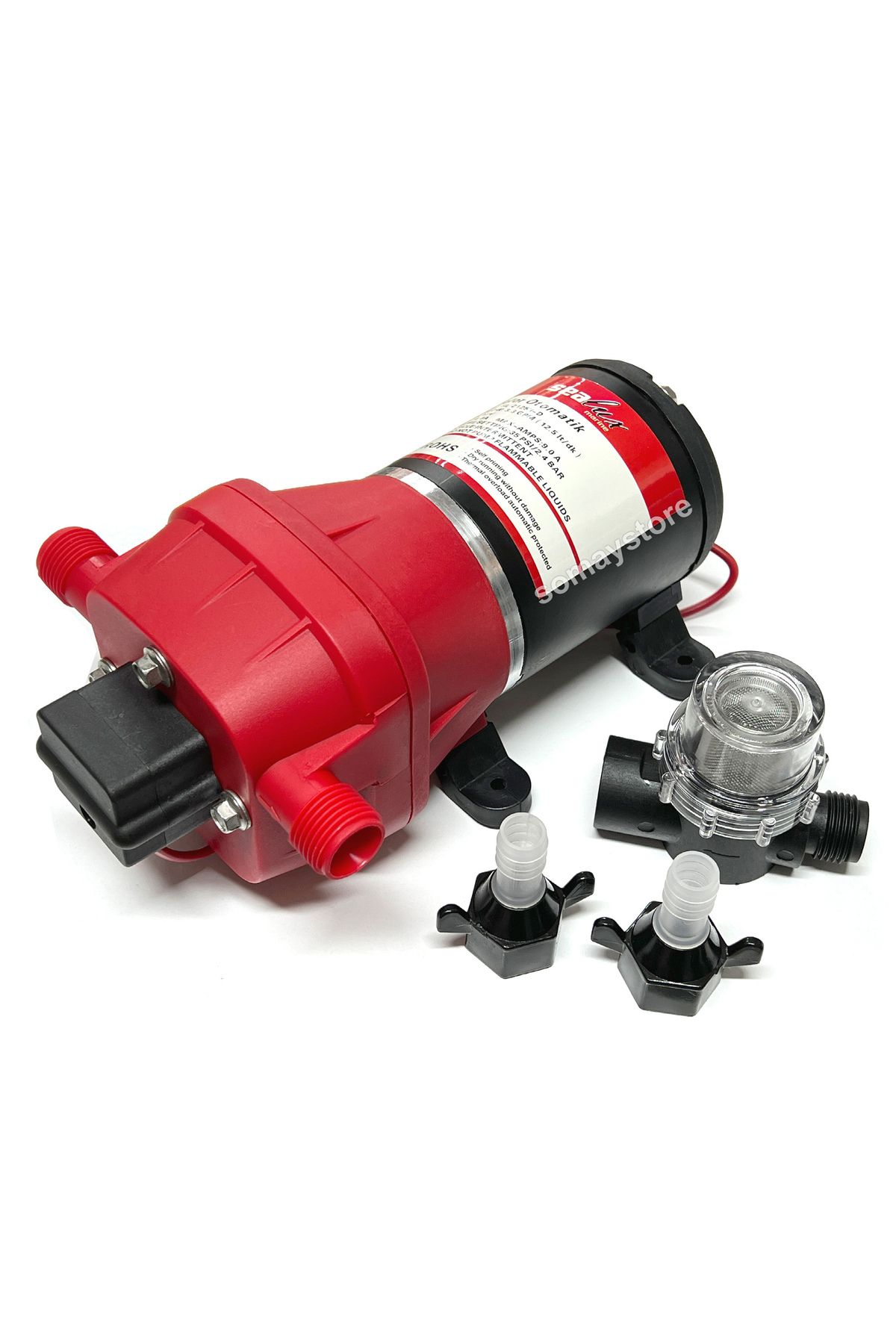 Somay Store Tekne Hidrofor Motor 12v 10Lt/dk