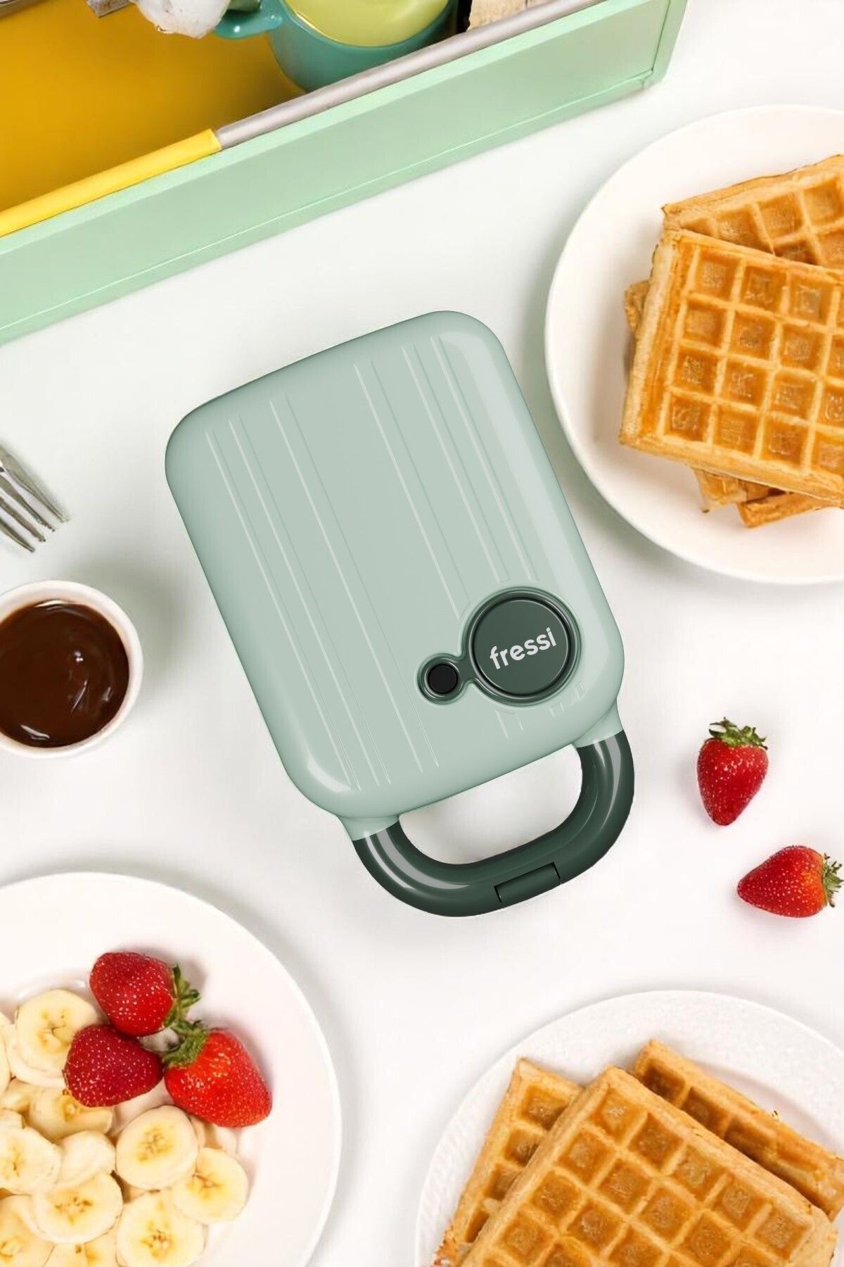 Fressi Çıkarılabilir Plakalı Tost ve Waffle Makinesi FR-TM33 PanFun