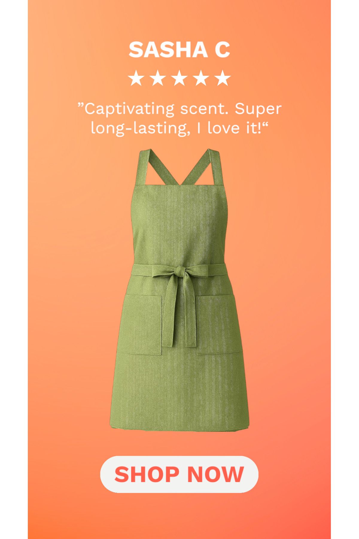 Myscrubs-Cross Binding Cotton Chef Apron / Criss@Cross Duck Cotton Apron 4