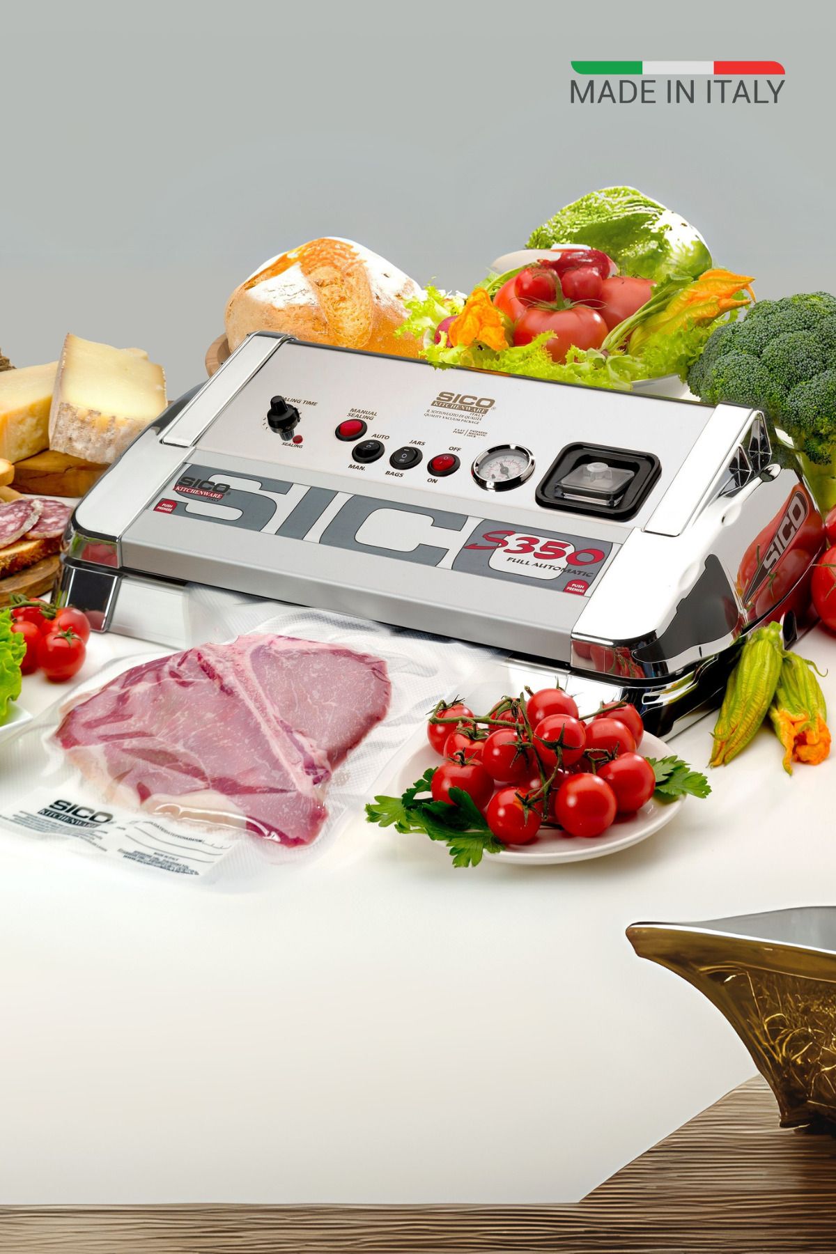 SICO KITCHENWARE Professional S-Line Tam Otomatik Vakum Makinesi S-LINE350