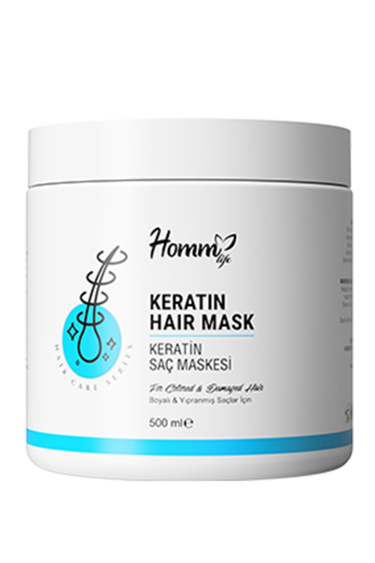 Homm Life Keratin Saç Maskesi 500 ml
