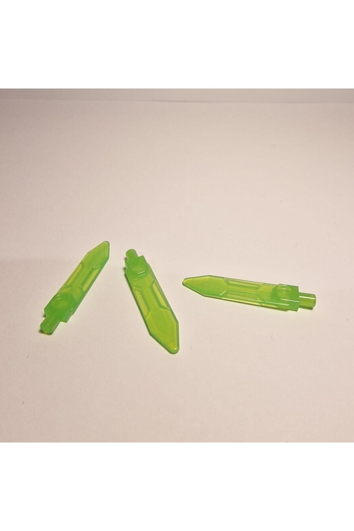 LEGO-Accessory Ninjago Minifigure Star Wars Lightsaber Transparent Light Green Lightsaber Sword 1Pcs 2