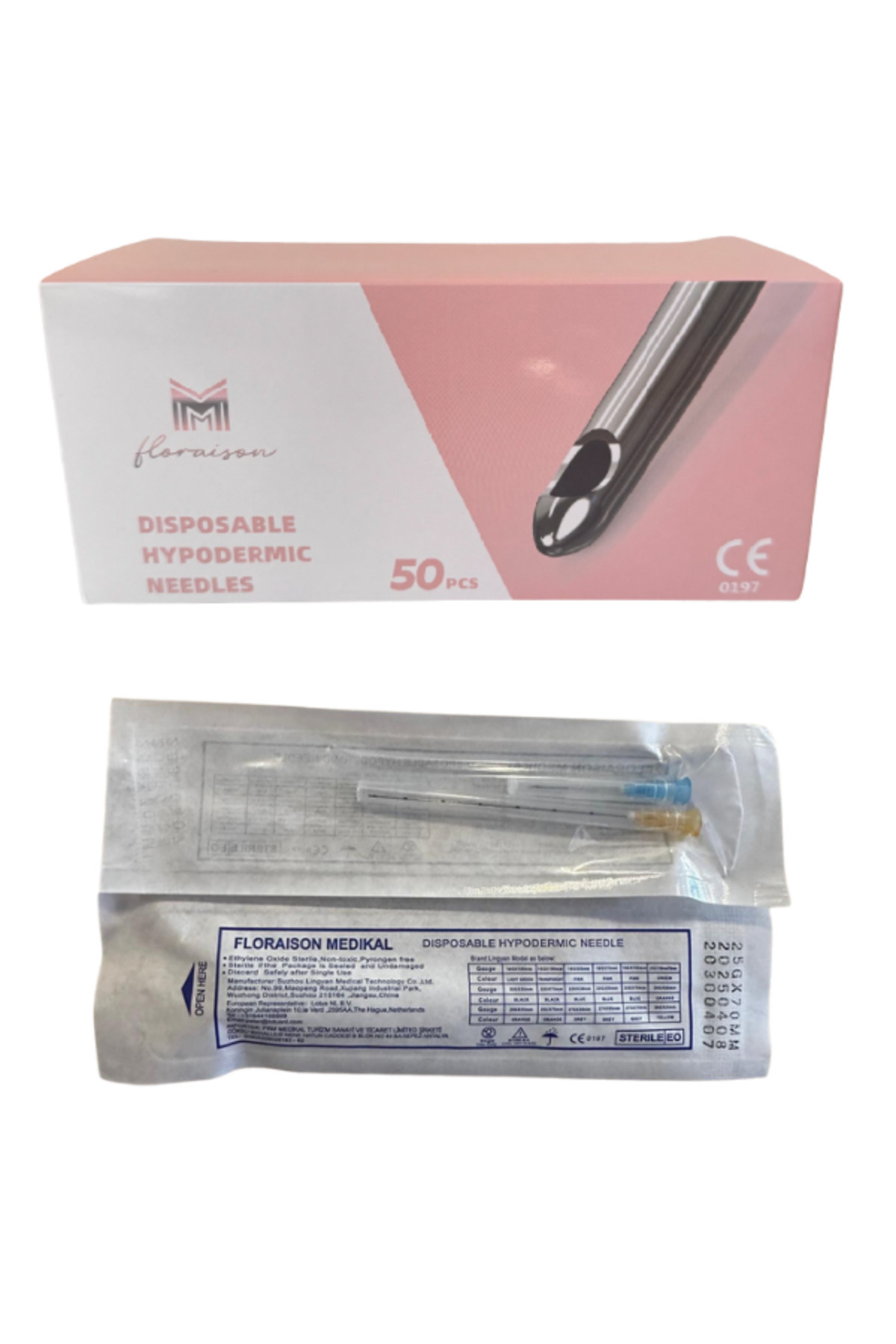 Genel Markalar Dolgu Kanülü 25G 70MM 50 Adet /1 kutu