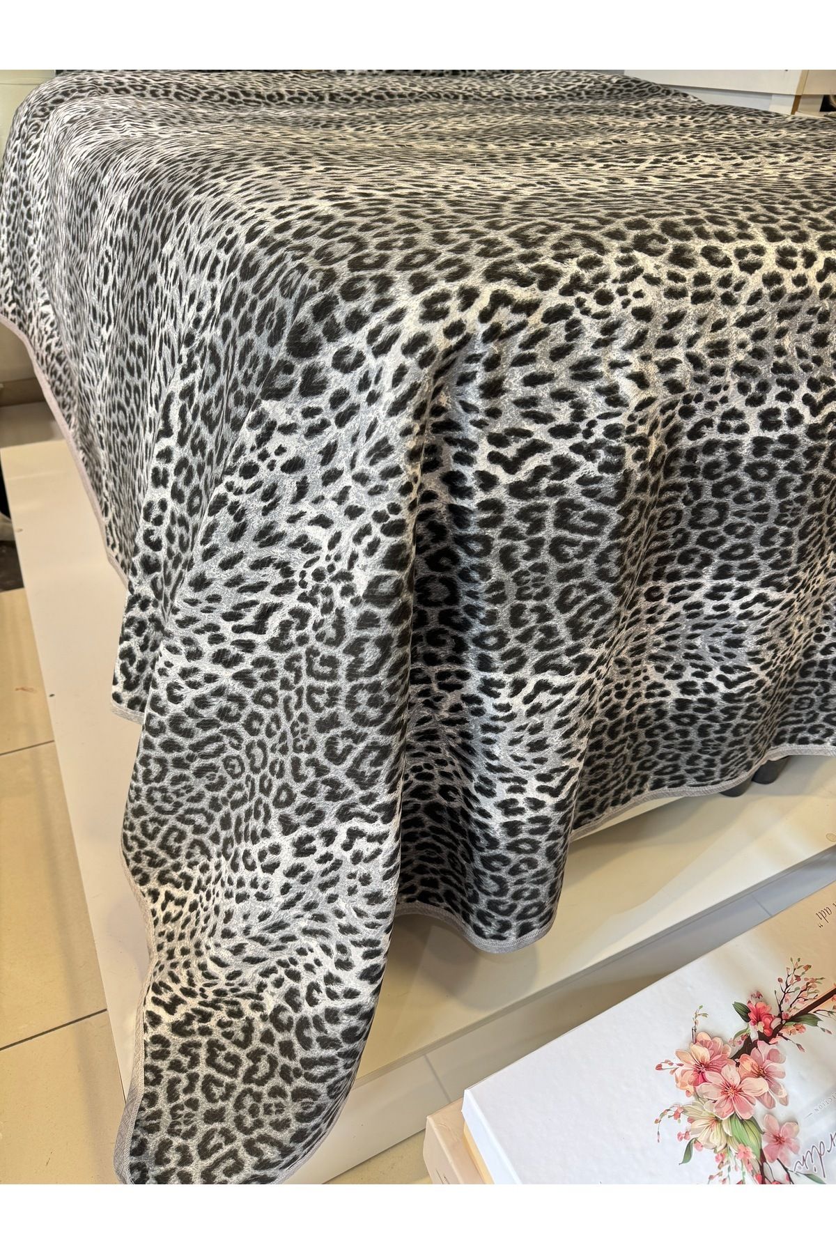 ŞENER HOME-Leopard Printed 200X240 Cm. Double (Battal) Single Pique 4