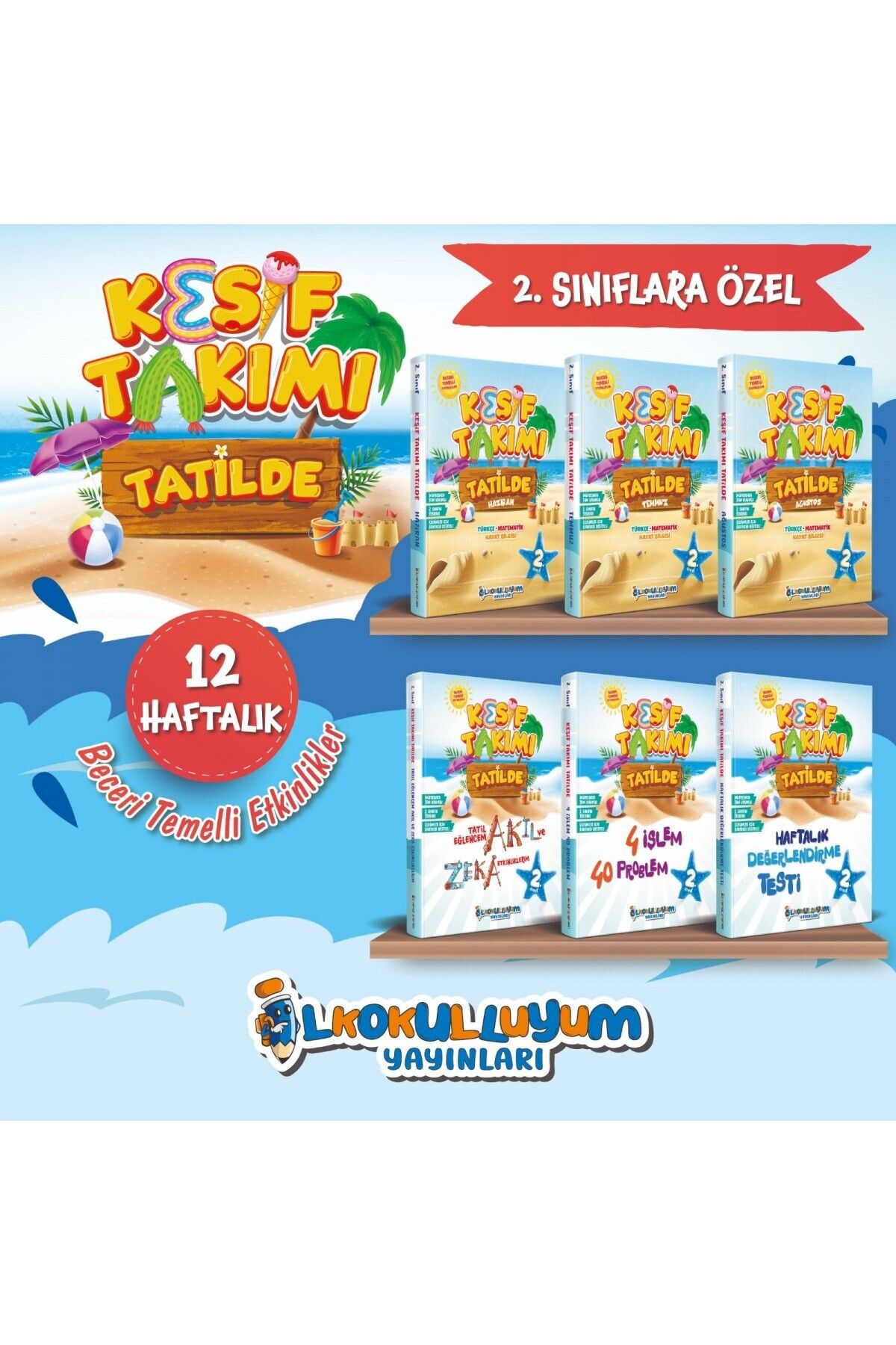 Ankara Yayıncılık Yayınları 2.sınıf Keşif Takımı Tatilde Eğitim Seti