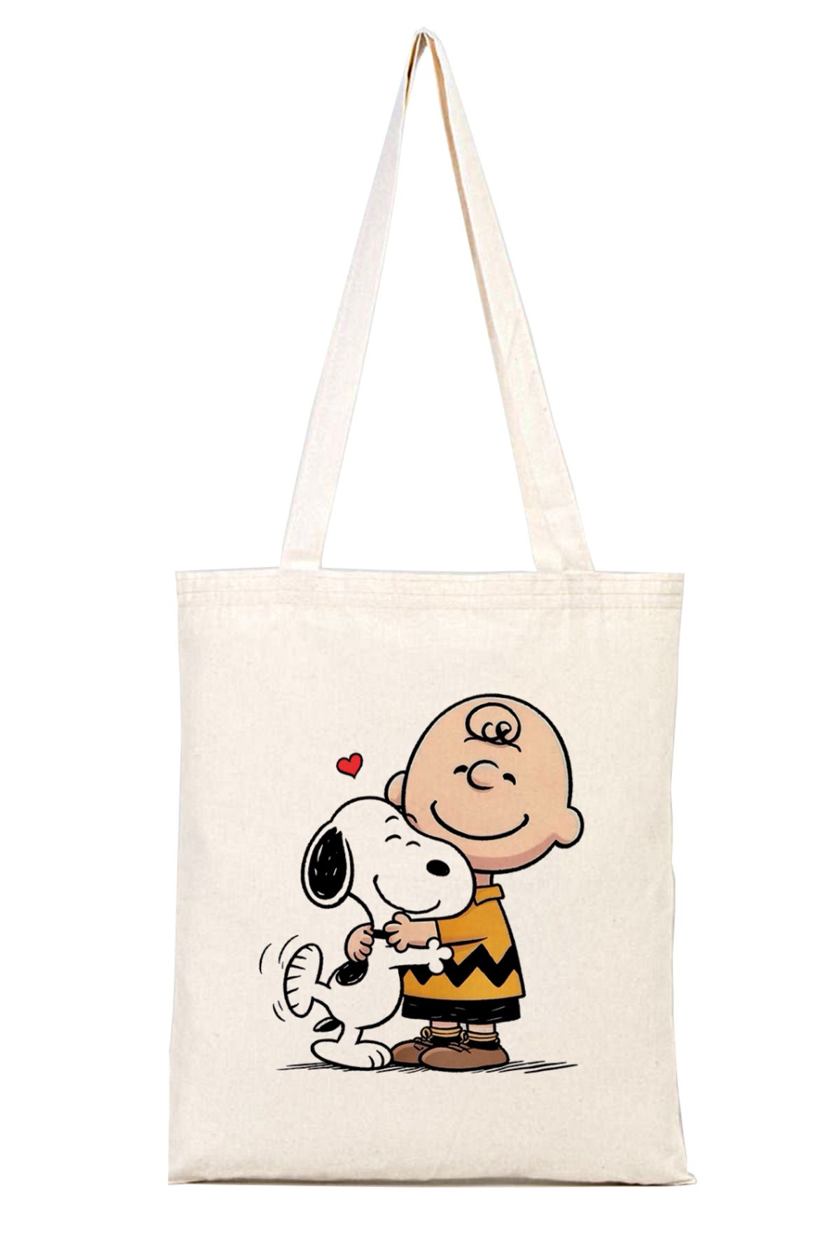 iyi fikirler Snoopy Charlie Brown Bez Omuz Çantası