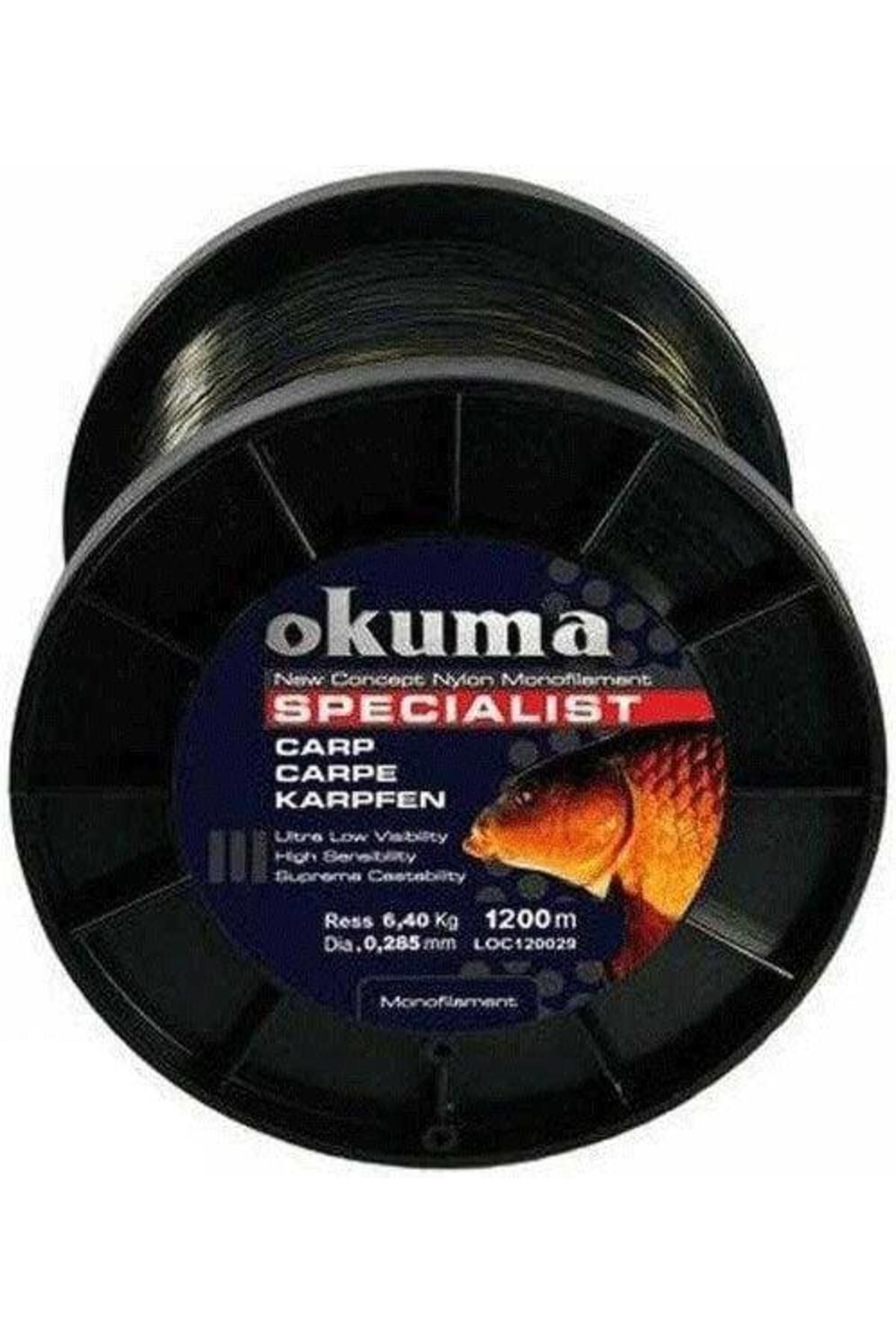 Okuma Carp 1200 mt 11,36 kg 0,40 mm Camou Sazan Misinası
