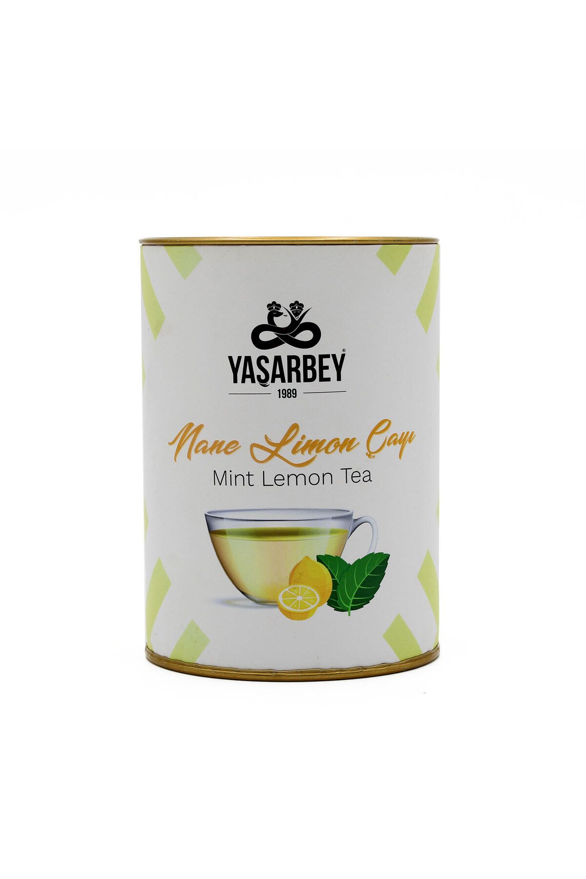 Yaşarbey %100 DOĞAL NANE LİMON ÇAYI 200 GR [BİTKİ PARÇACIKLI-DEMLEME]-(TENEKE KUTU)