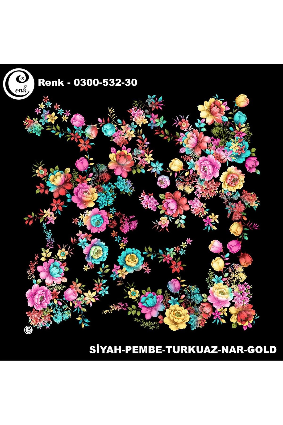 Cenk Desenli Oyalık Yazma - 0300-532