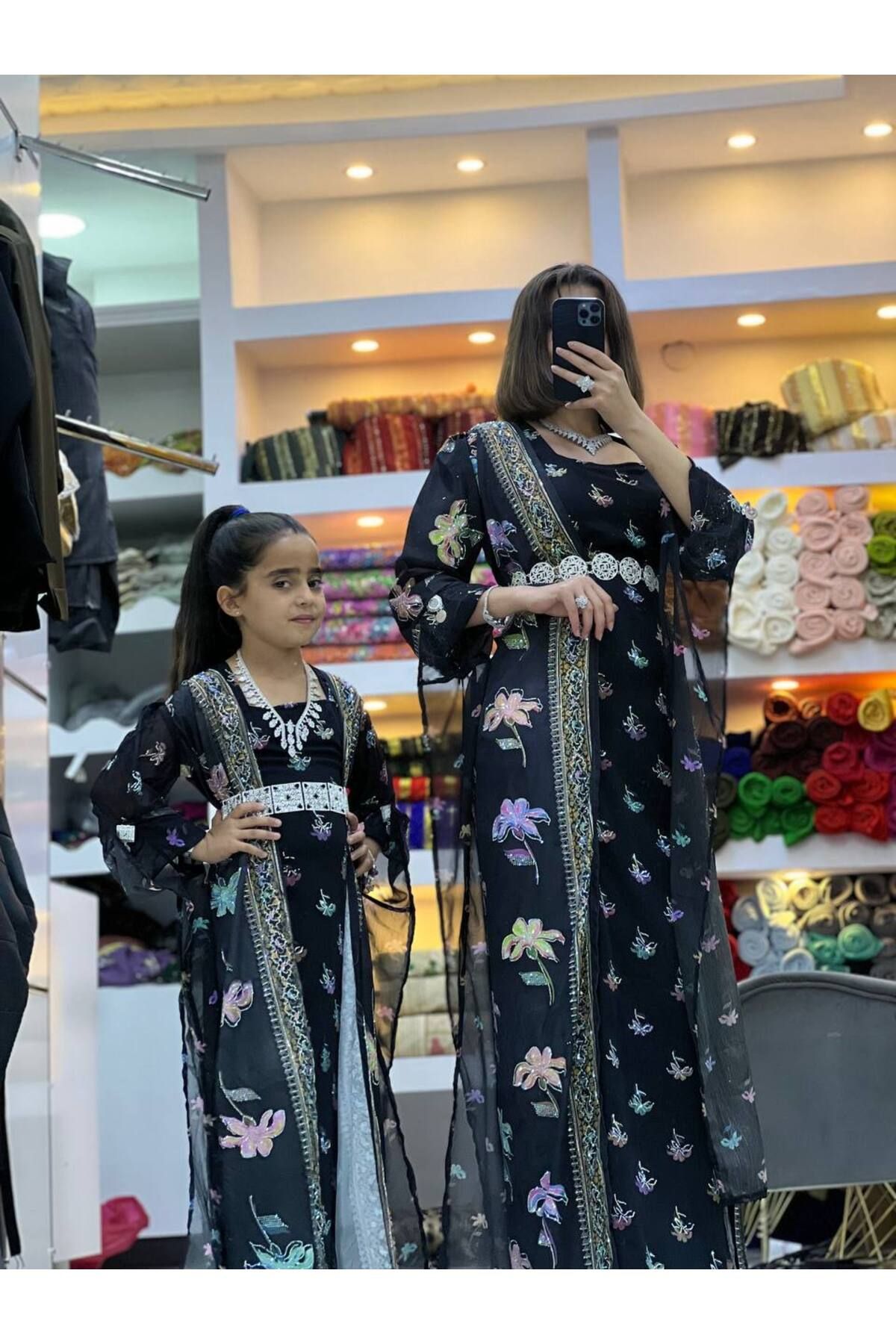 SOLİN YÖRESEL Anne-Kız Yöresel Elbise Düğünlük Kaftan Abiye(Görseldeki Aksesuarlar Dahil Değildir)