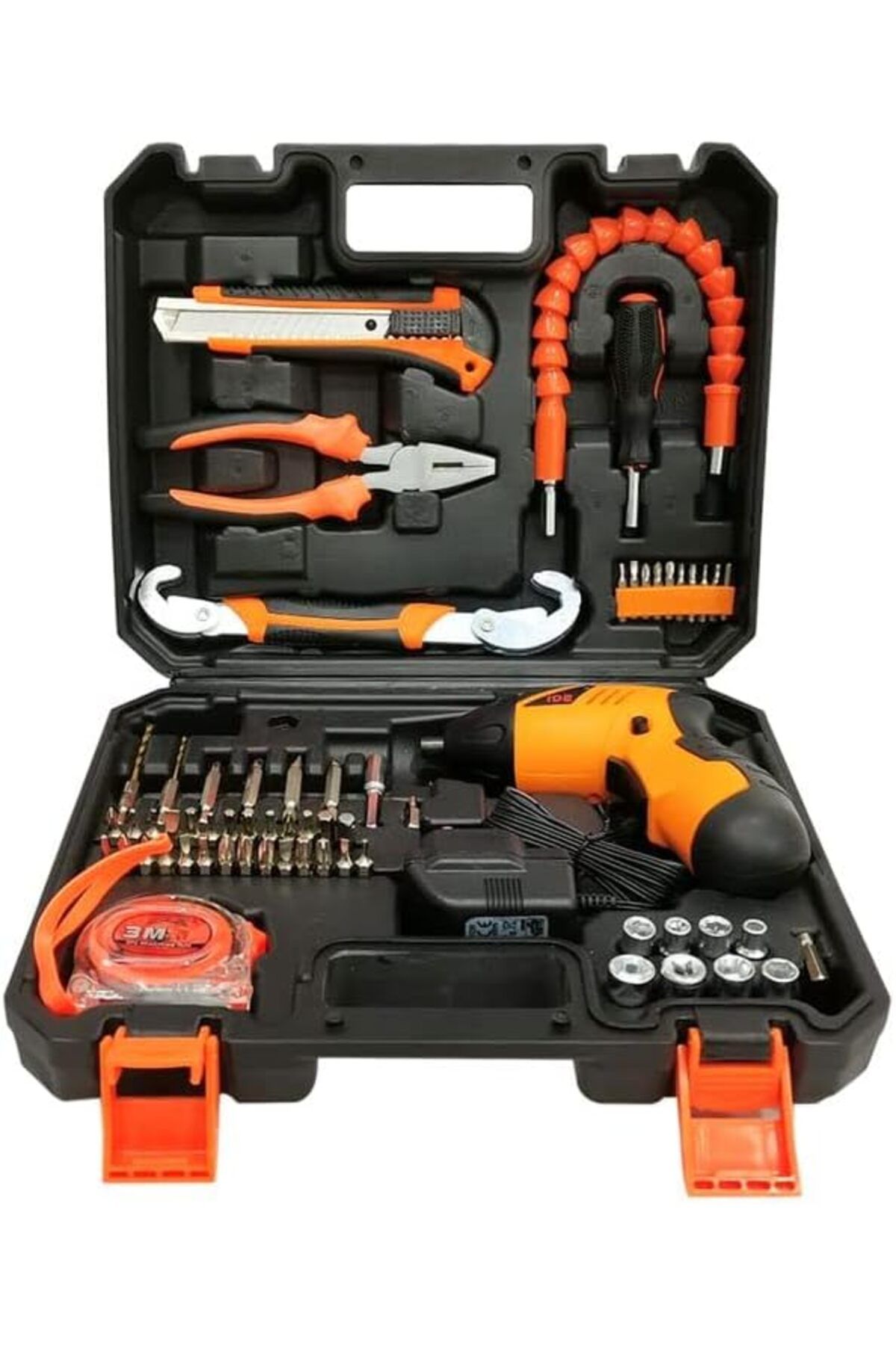 Generic-62pcs Cordless Electric Screwdriver Set Mod-s023 – 4.8v, 200rpm With Tool Box For Home Use 1