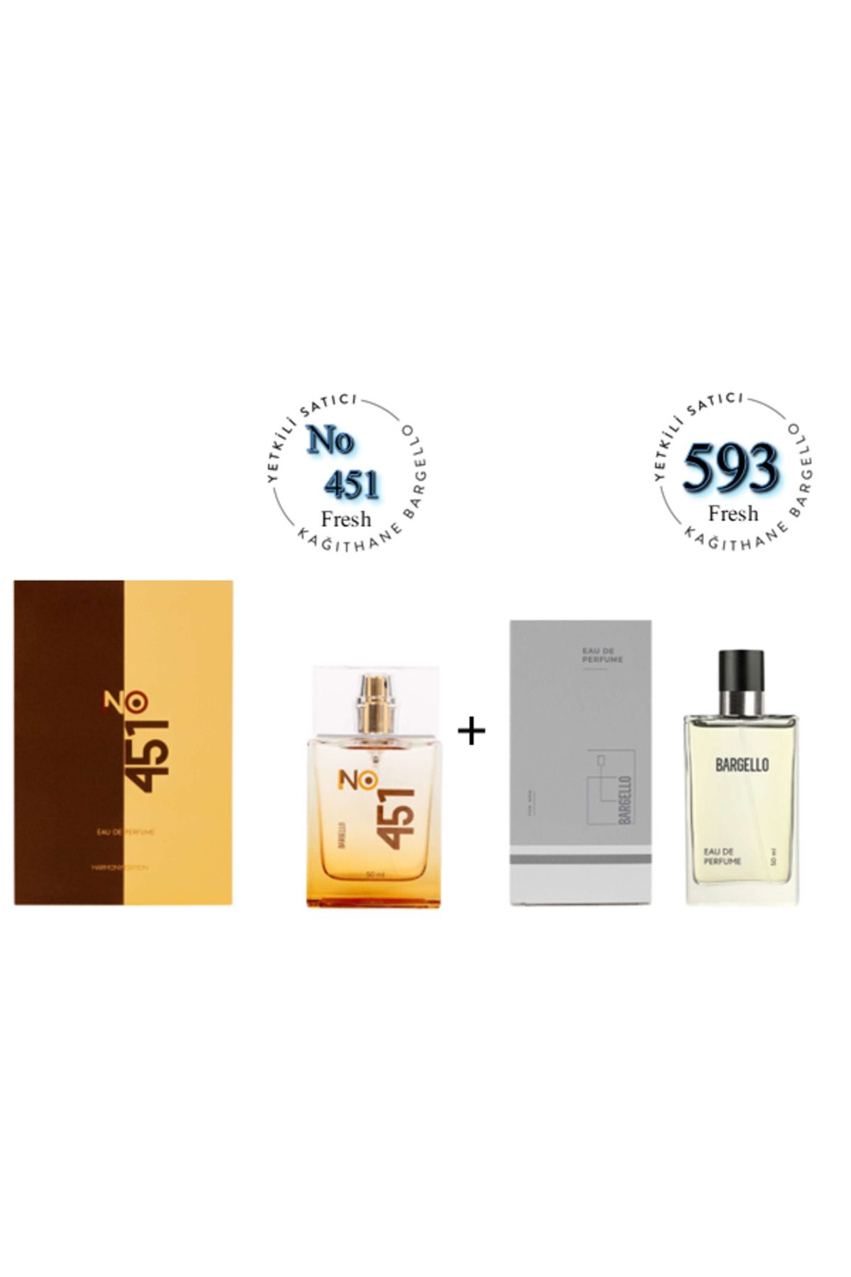 Bargello No:451 + 593 Unisex / Erkek Parfüm Edp 50 ml Fresh -