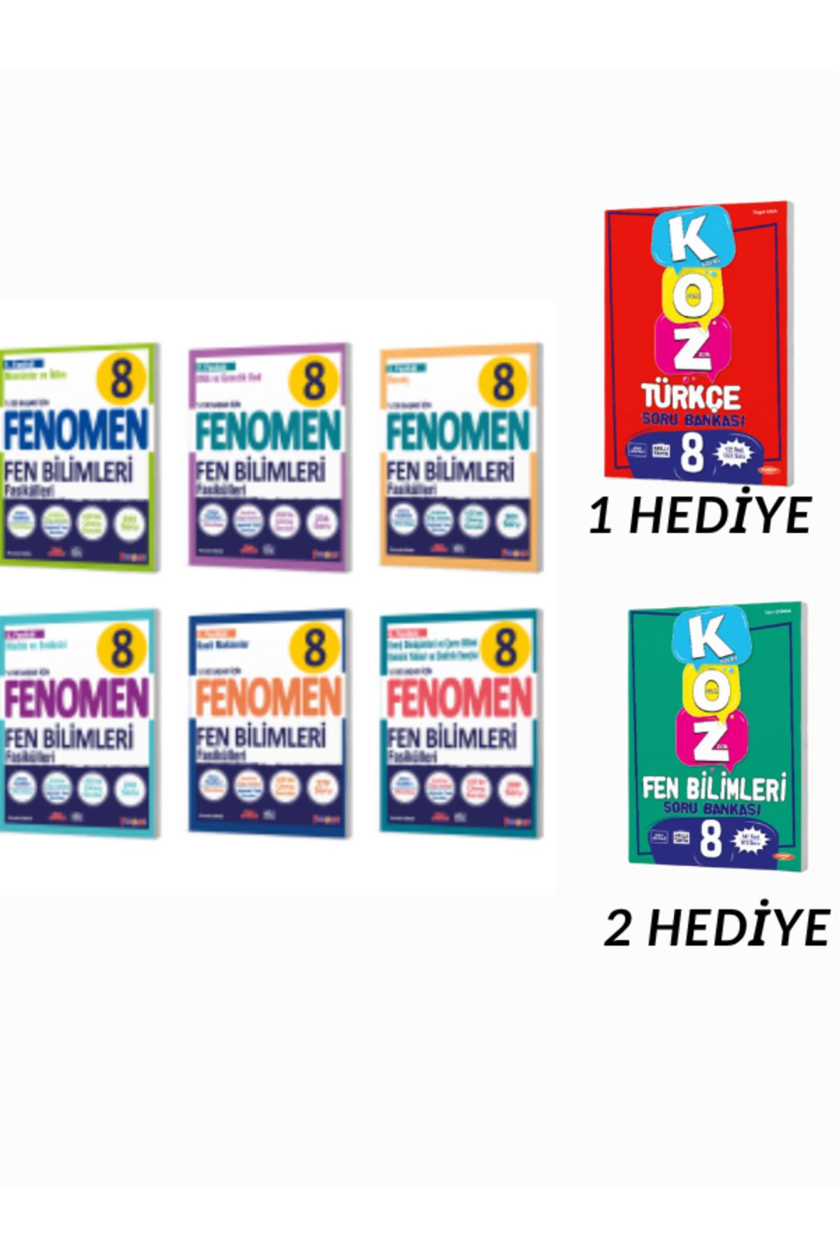 Fenomen Yayıncılık FASİKÜL SET FEN BİLİMLERİ 8.SINIF FENOMEN YAYINLARI GÜNCELL(1-2-3-4-5-6)