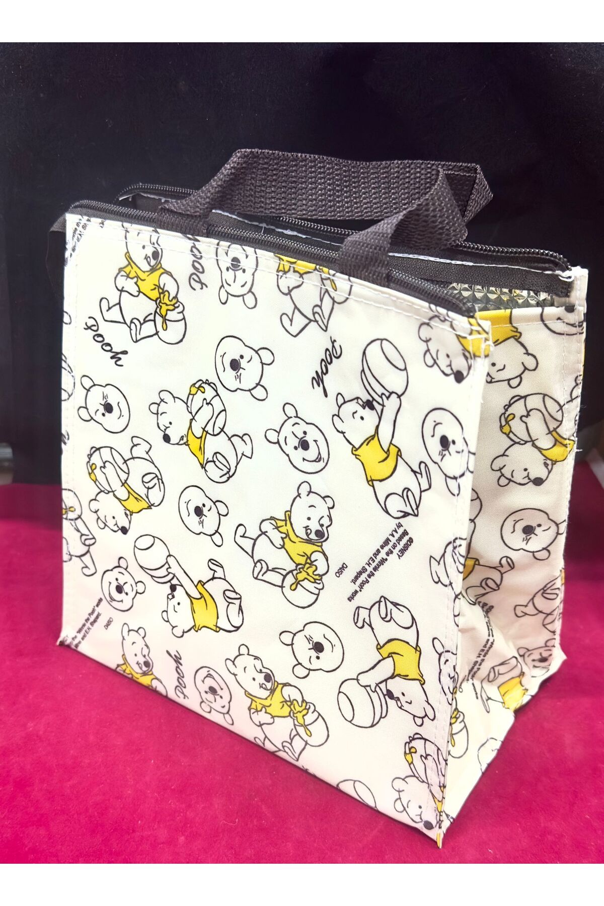 Daiso TERMAL BESLENME ÇANTASI Isı Yalıtımlı Su Geçirmez Yemek Taşıma Beslenme Çantası Askılı
