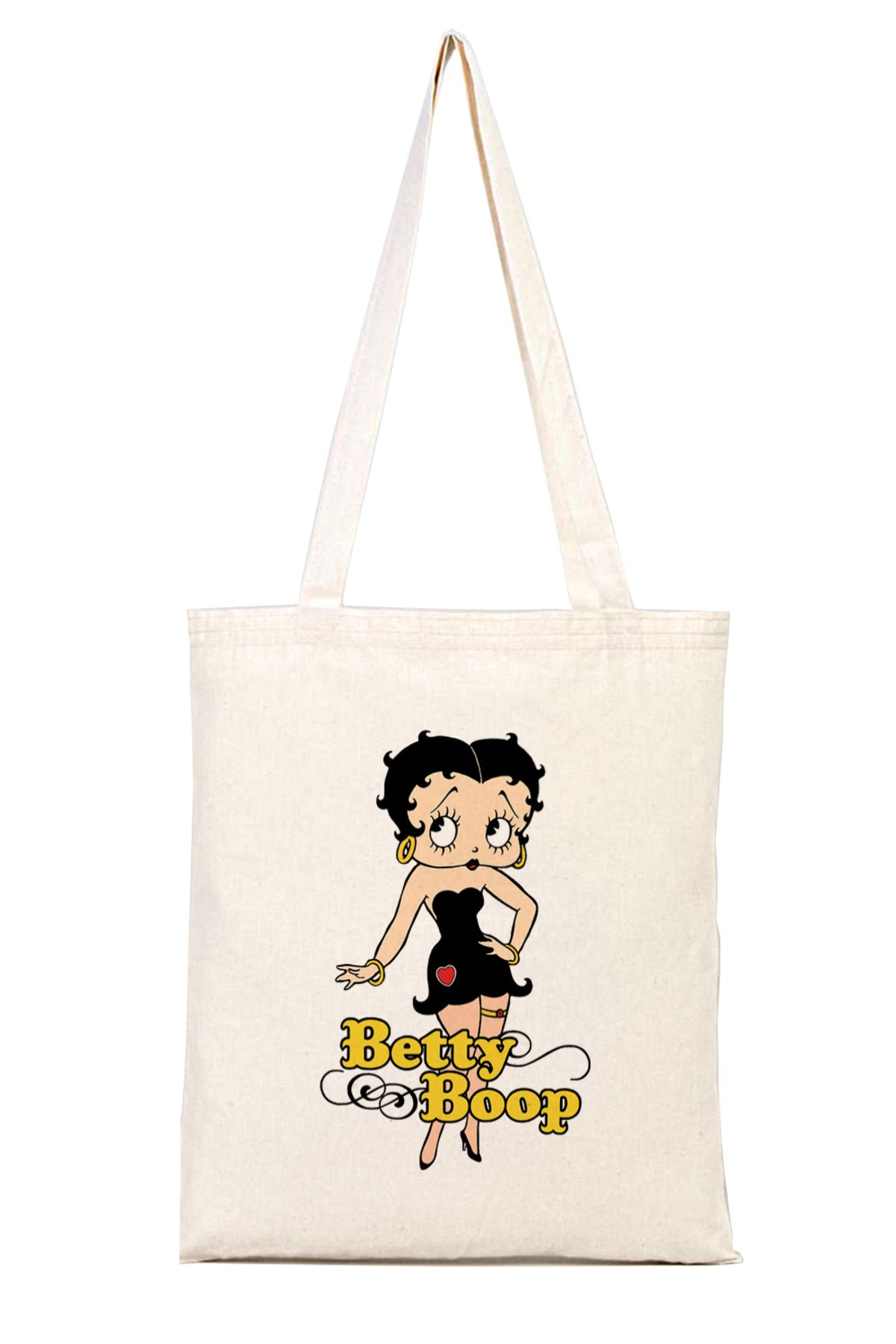 iyi fikirler Betty Boop Bez Omuz Çantası