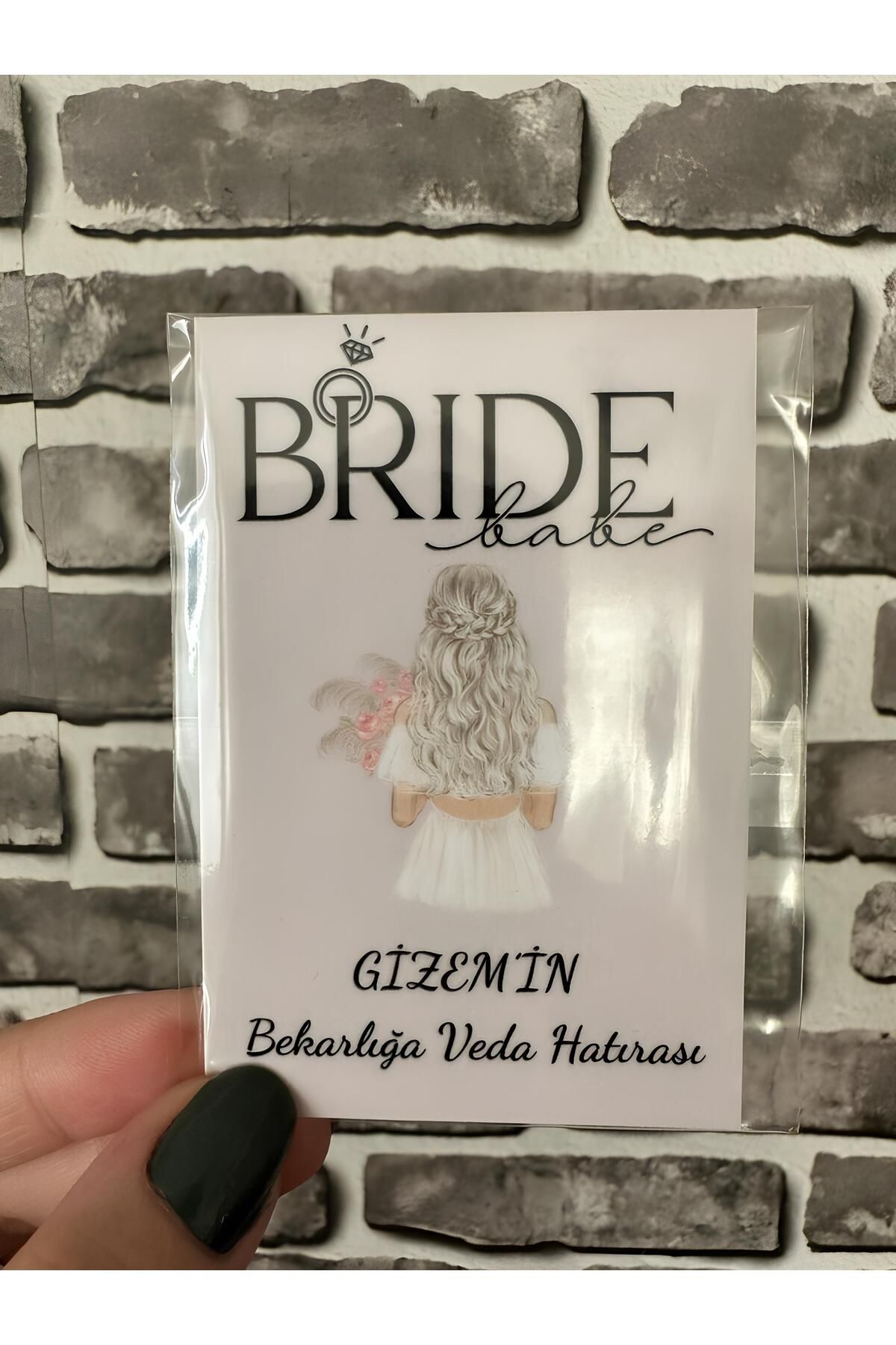 Renkia Studio 15’li Bride Temalı Bekarlığa Veda Magnet Seti – Gelin Partisi Hediyeliği – 6x9 cm