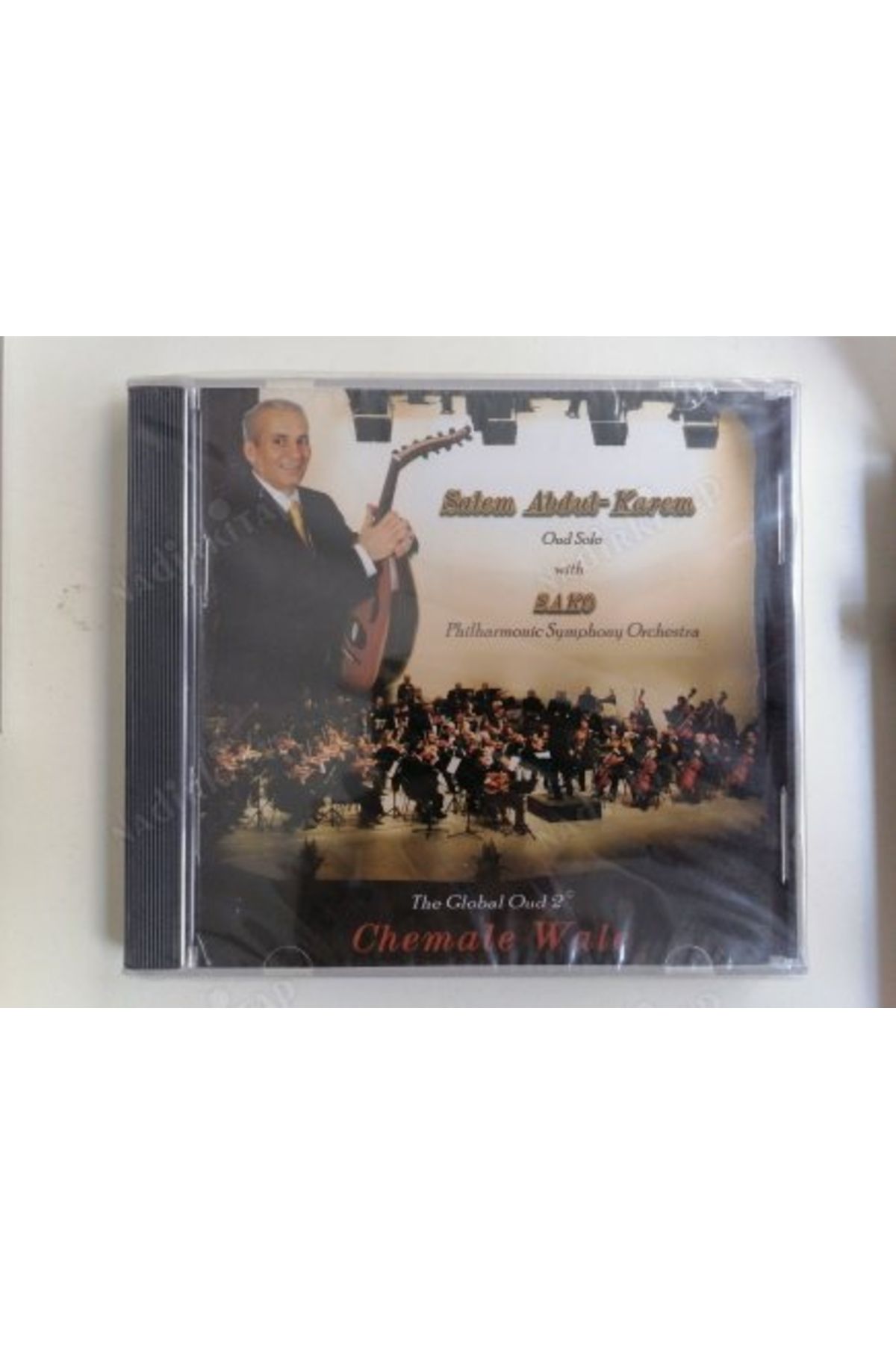 Plakperest SALEM ABDUL-KAREM - Oud Solo with SAKO Philharmonic Symphony Orchestra - CD/JELATİNLİ