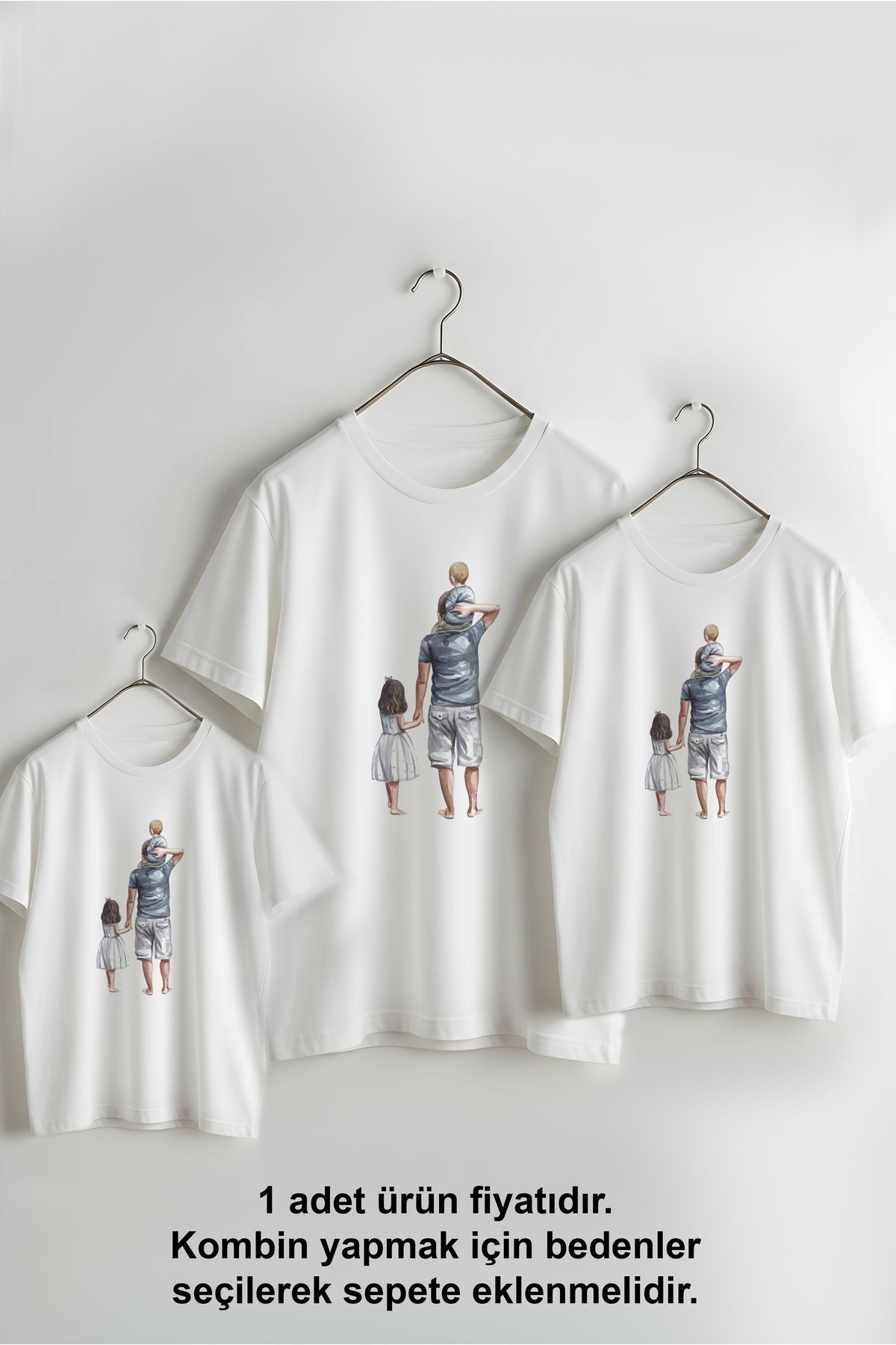 VİZYON İKRA Babalar Günü Babaya hediye Unisex T-shirt/Tişört - TÜM YAŞ GRUPLARI