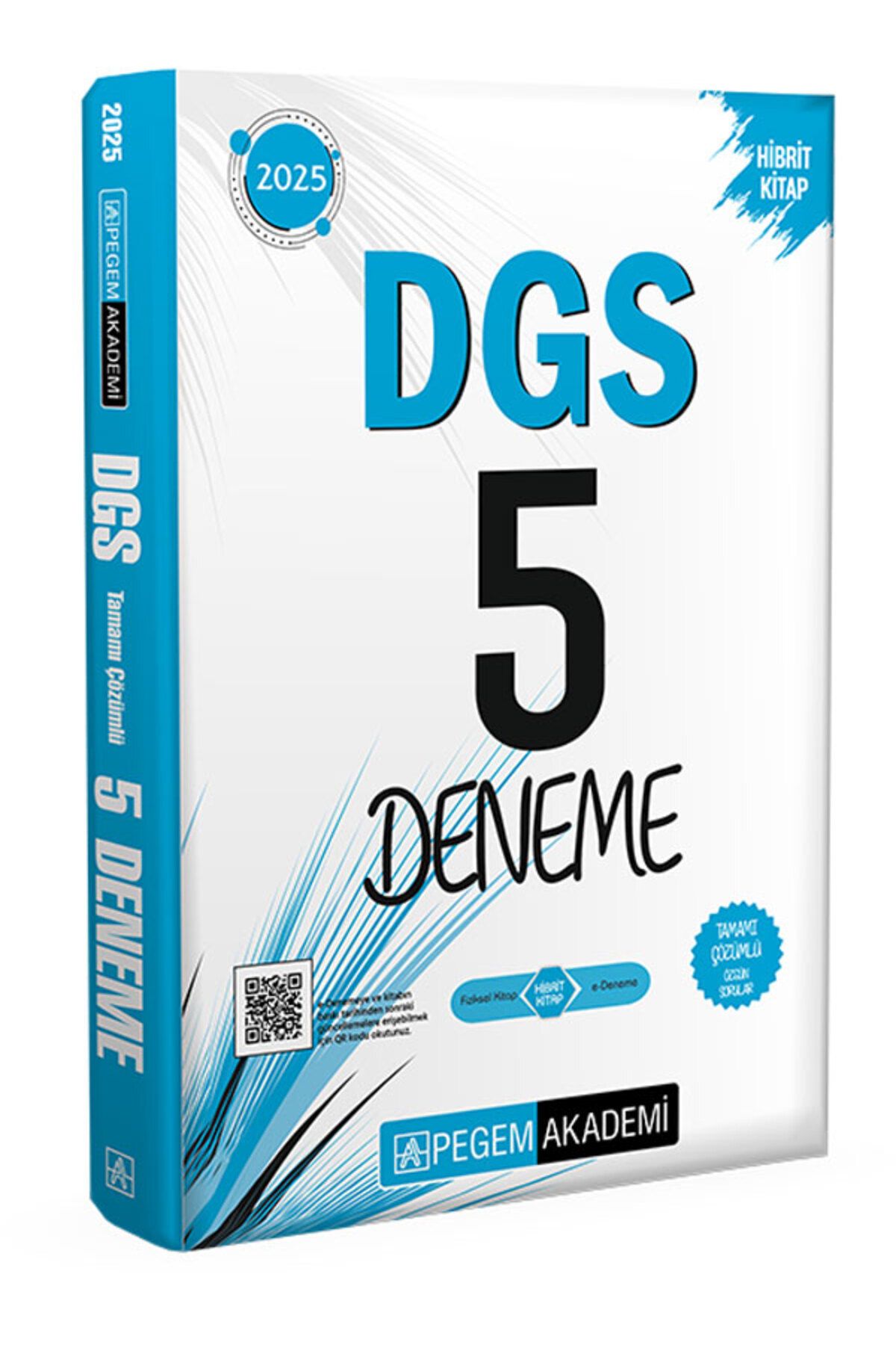 Pegem Akademi Yayıncılık 2025 DGS Tamamı Çözümlü 5 Deneme
