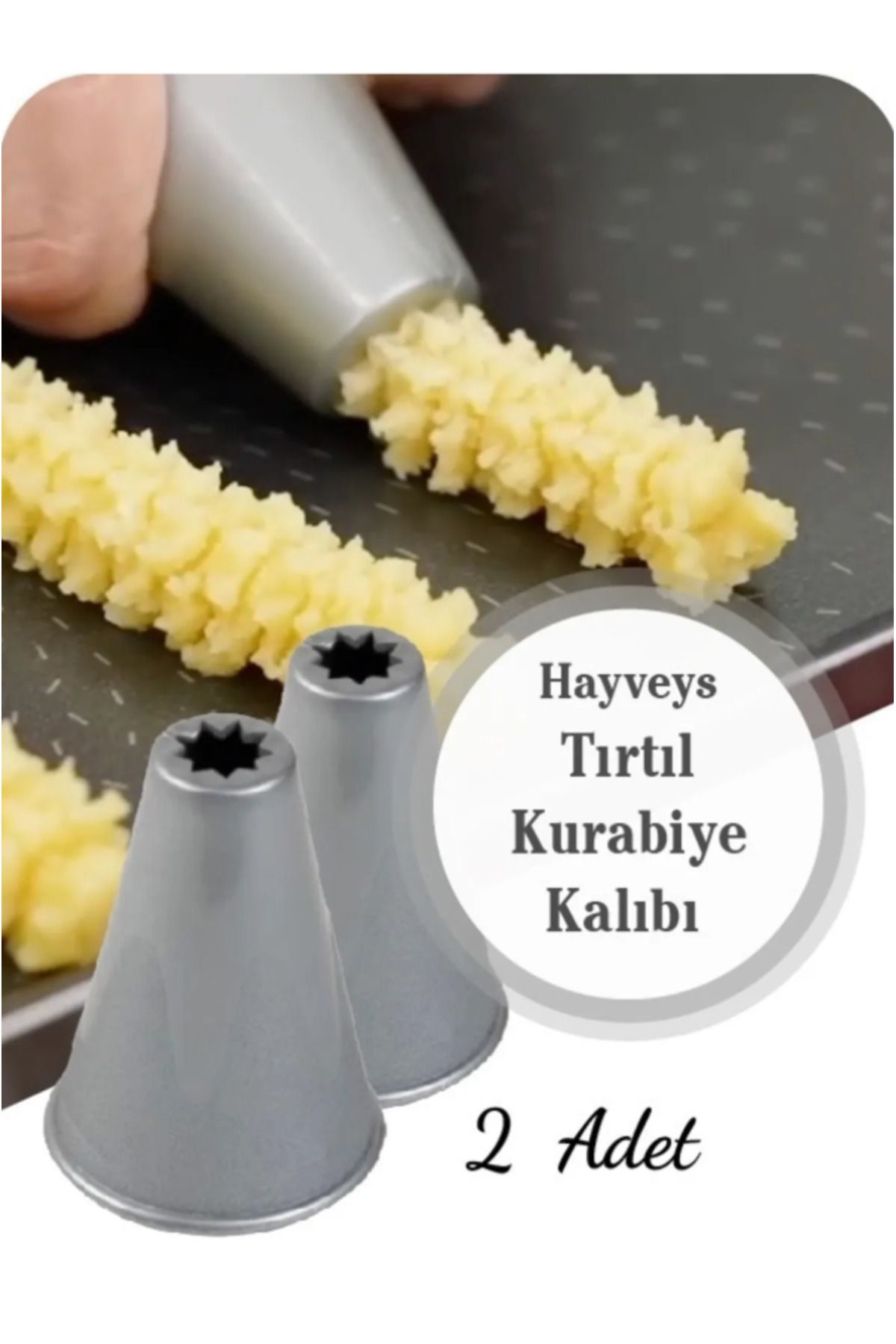 AYGÖREN HOME 2'li Eğlenceli Tırtıl Tasarımlı Pratik Kurabiye Kalıbı Sert Plastik Kurabiye Şekillendirici ( E-2 )