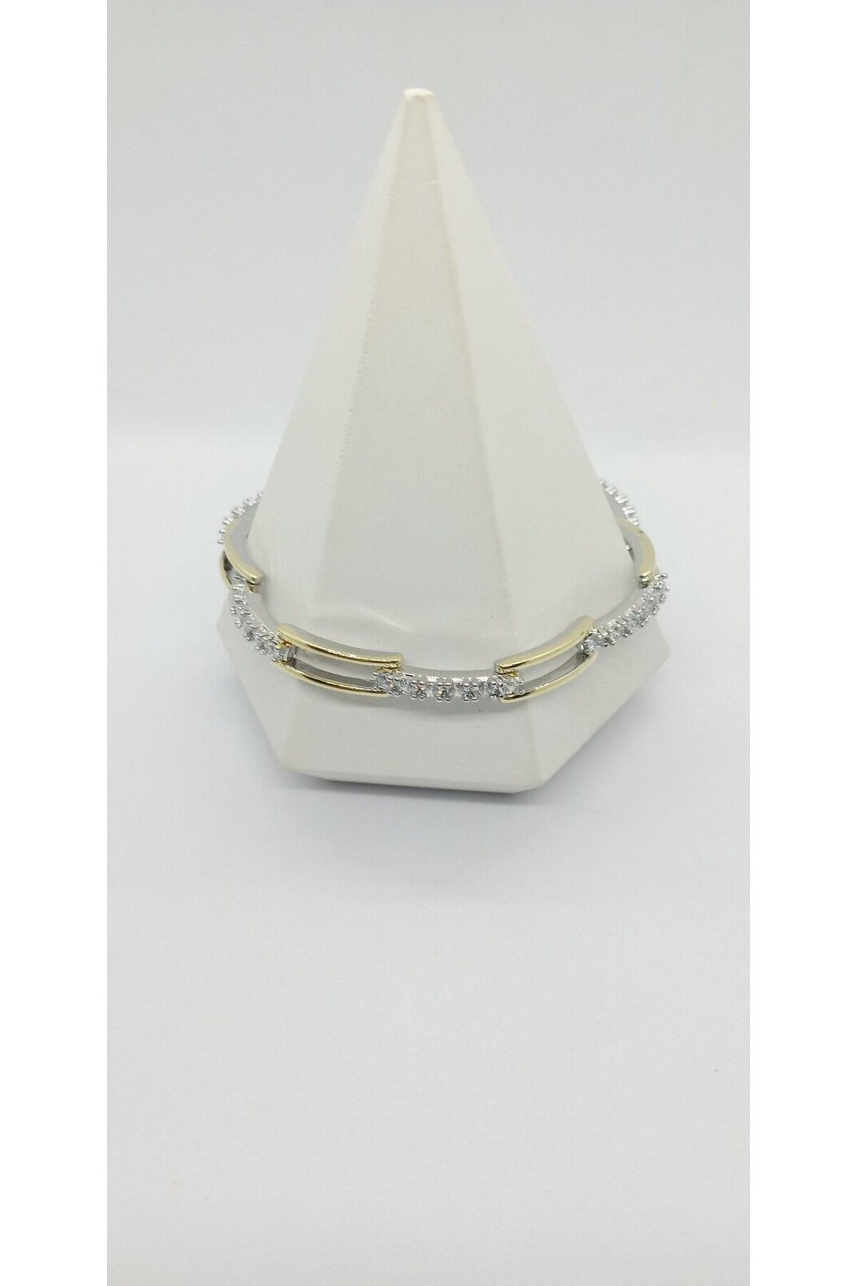 ndjewelry Gold Renk Taş Detaylı Bileklik