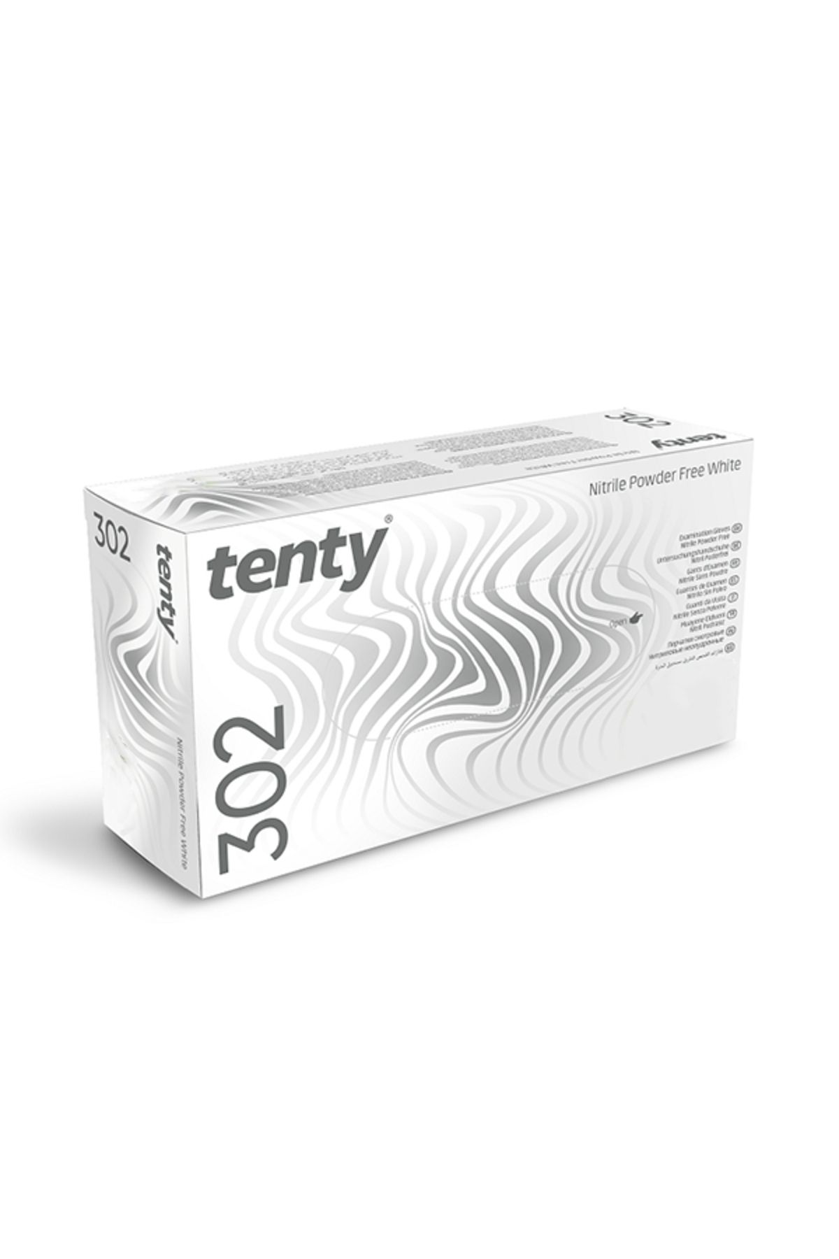 Tenty 302 Beyaz Nitril Pudrasız Eldiven M Beden 100'lü