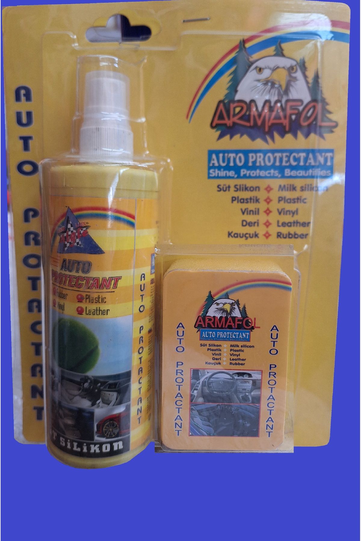 SOFT 2 Lİ SET ARMAFOL SÜT SİLİKON *PLASTİK*VİNİL*DERİ*KAUÇUK PARLATICI