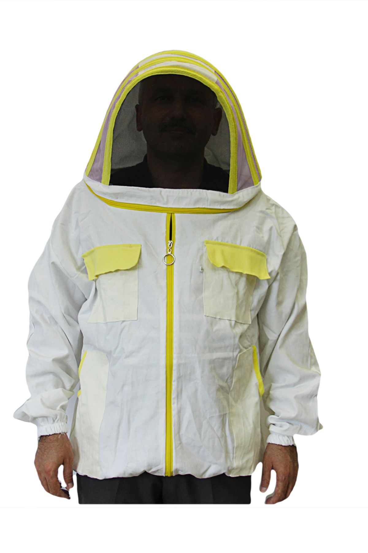 Hüdaverdi Arıcılık Arıcı Maskesi (Oval Başlıklı Maske) XL